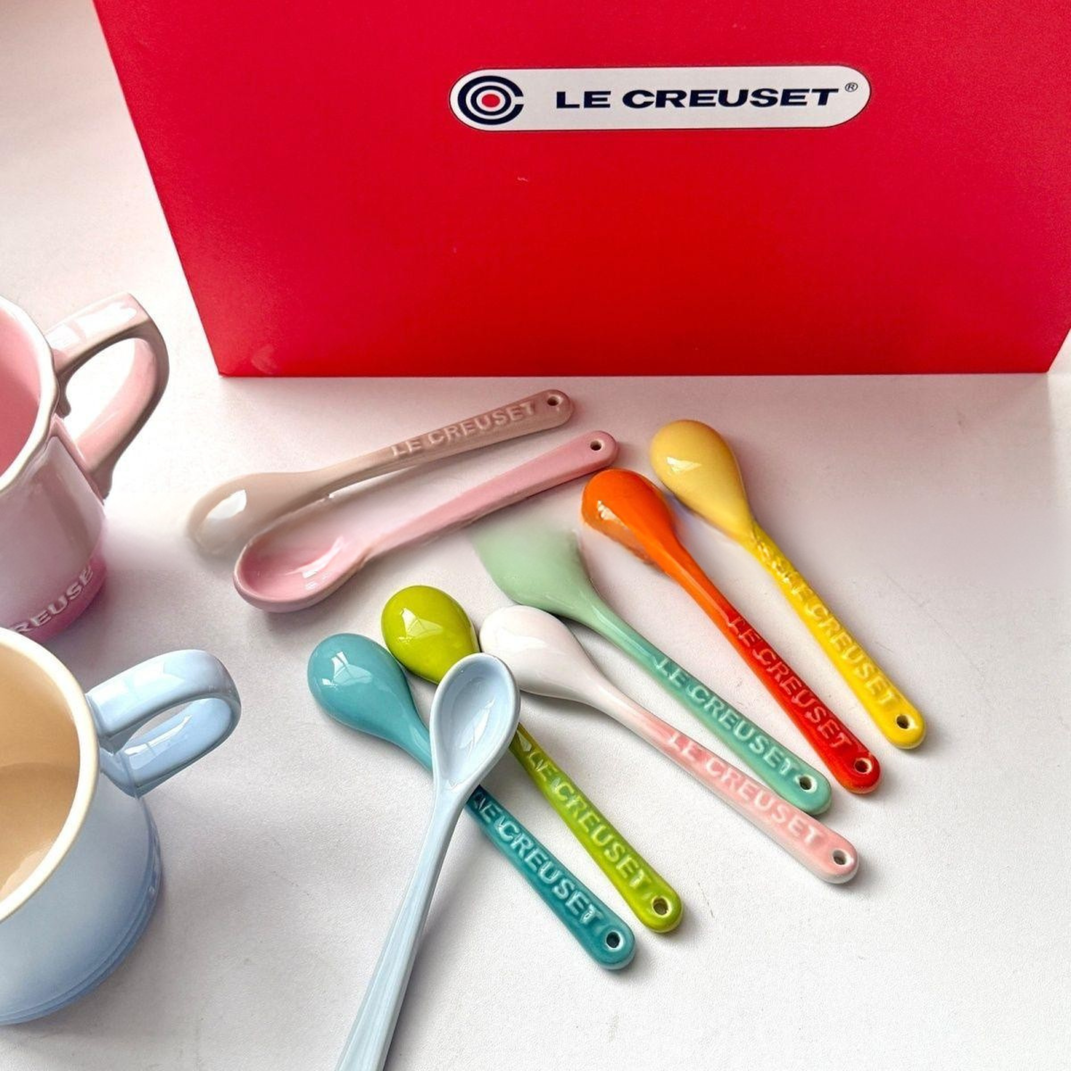 Le Creuset Colorful Ceramic Spoon Set