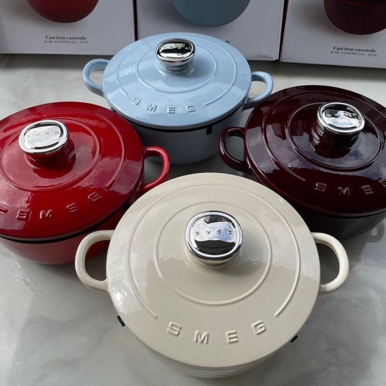 Smeg Cast Iron Casserole Dishes