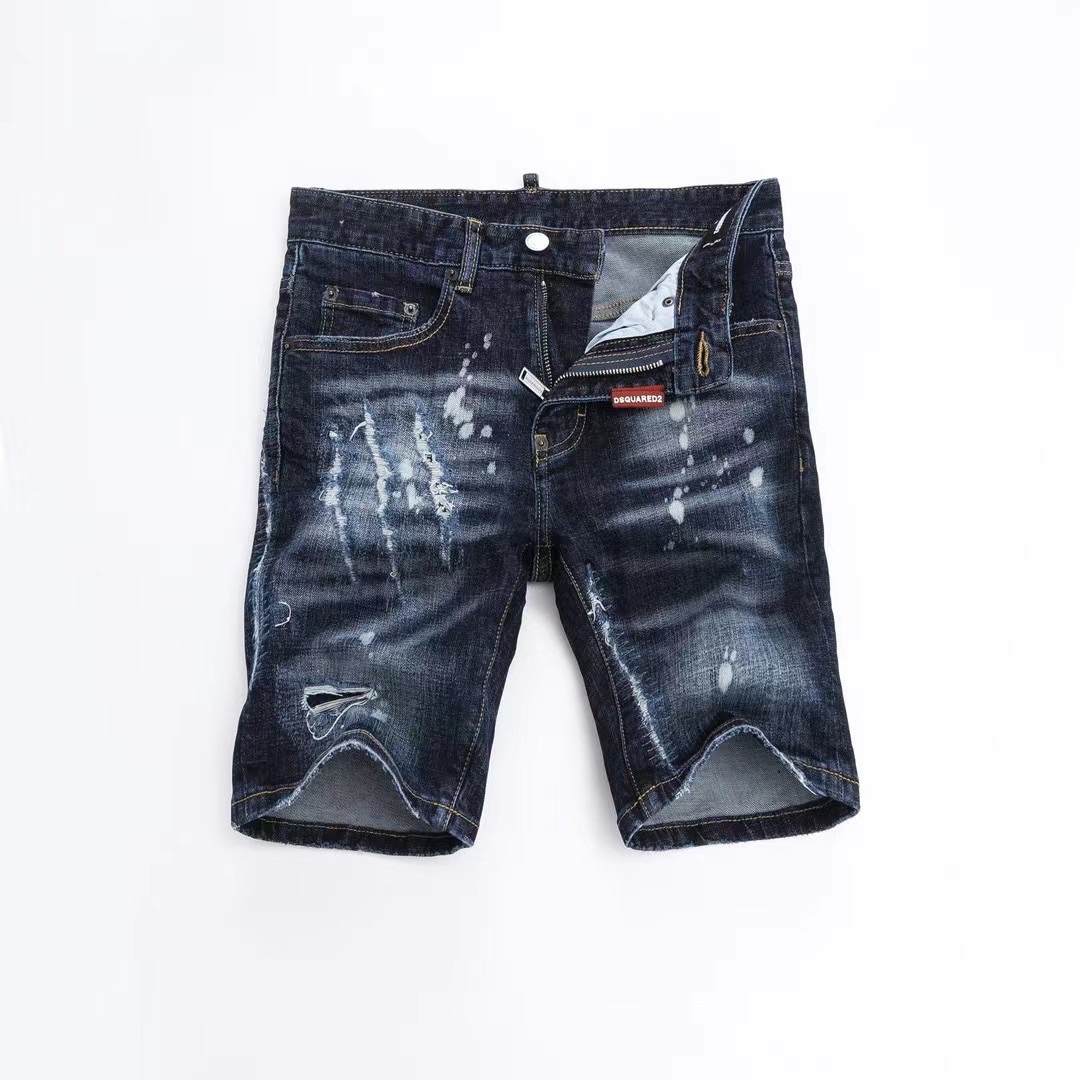 DSQUARED2 Men’s Distressed Denim Shorts