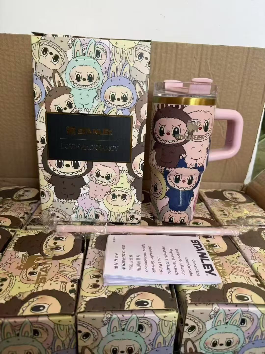 Stanley Tumbler with Labubu Animal Print