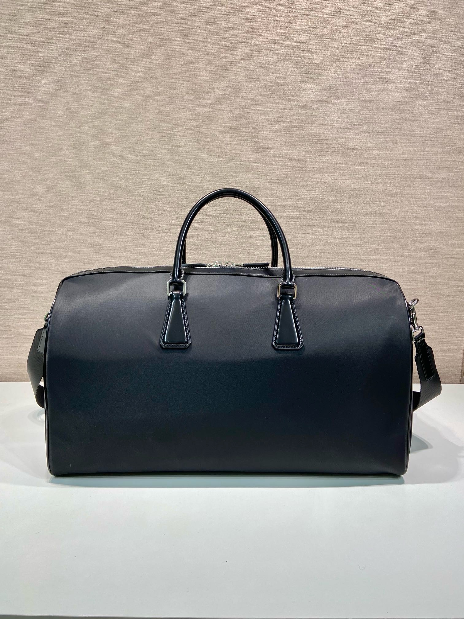 Prada Black Nylon Travel Bag