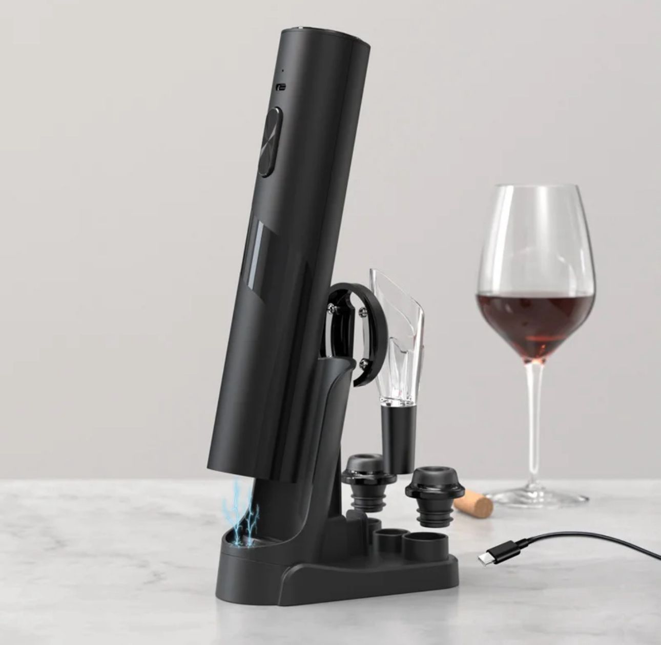 Electric Wine Opener Set