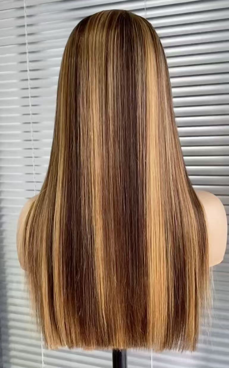 Straight Highlighted Wig