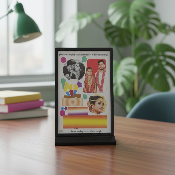 Personalized Photo LED Display Frame (12x8 inches)