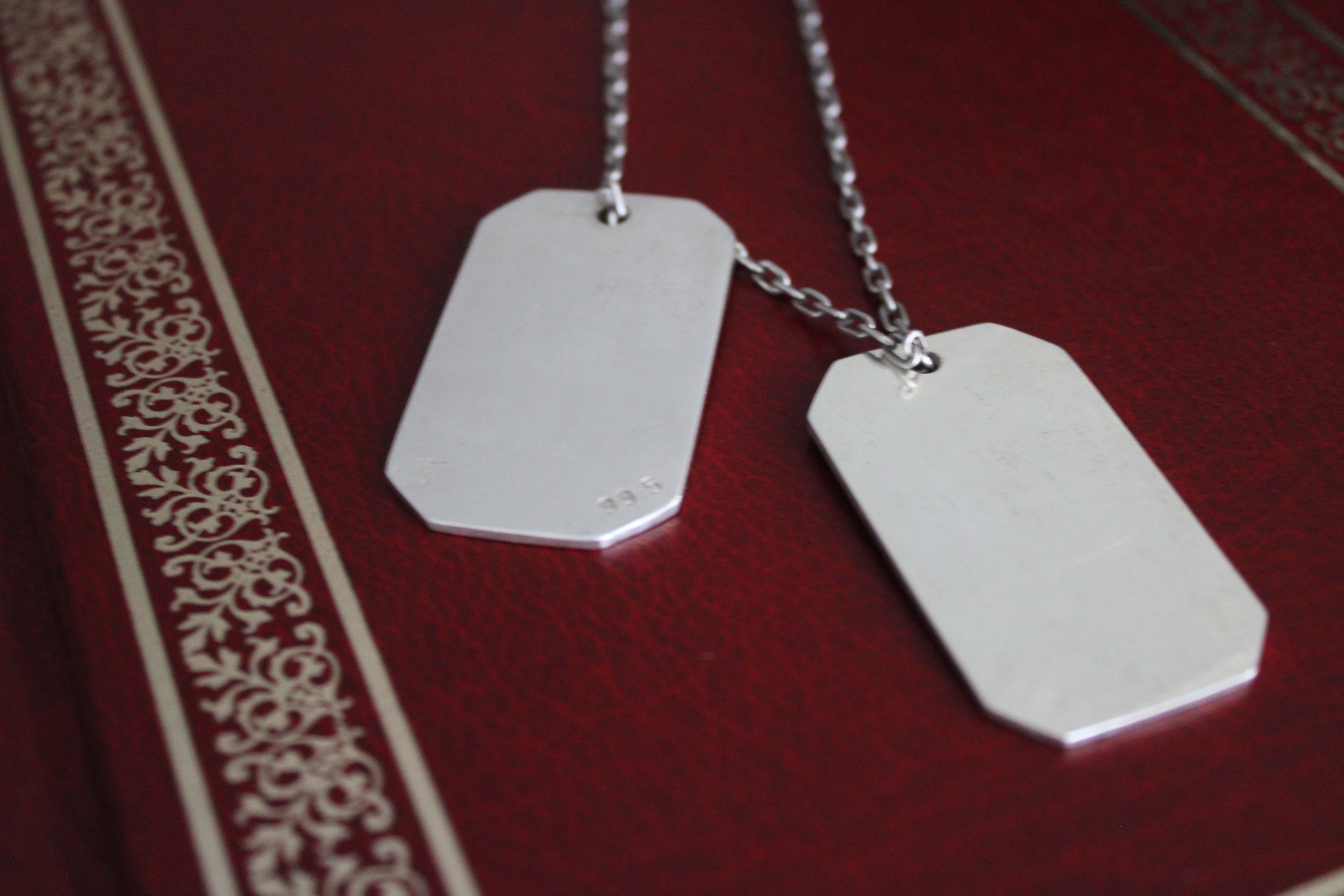 Blank Metal Dog Tags