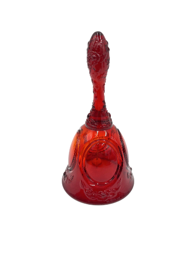 Vintage Fenton Ruby Red Glass Bell.