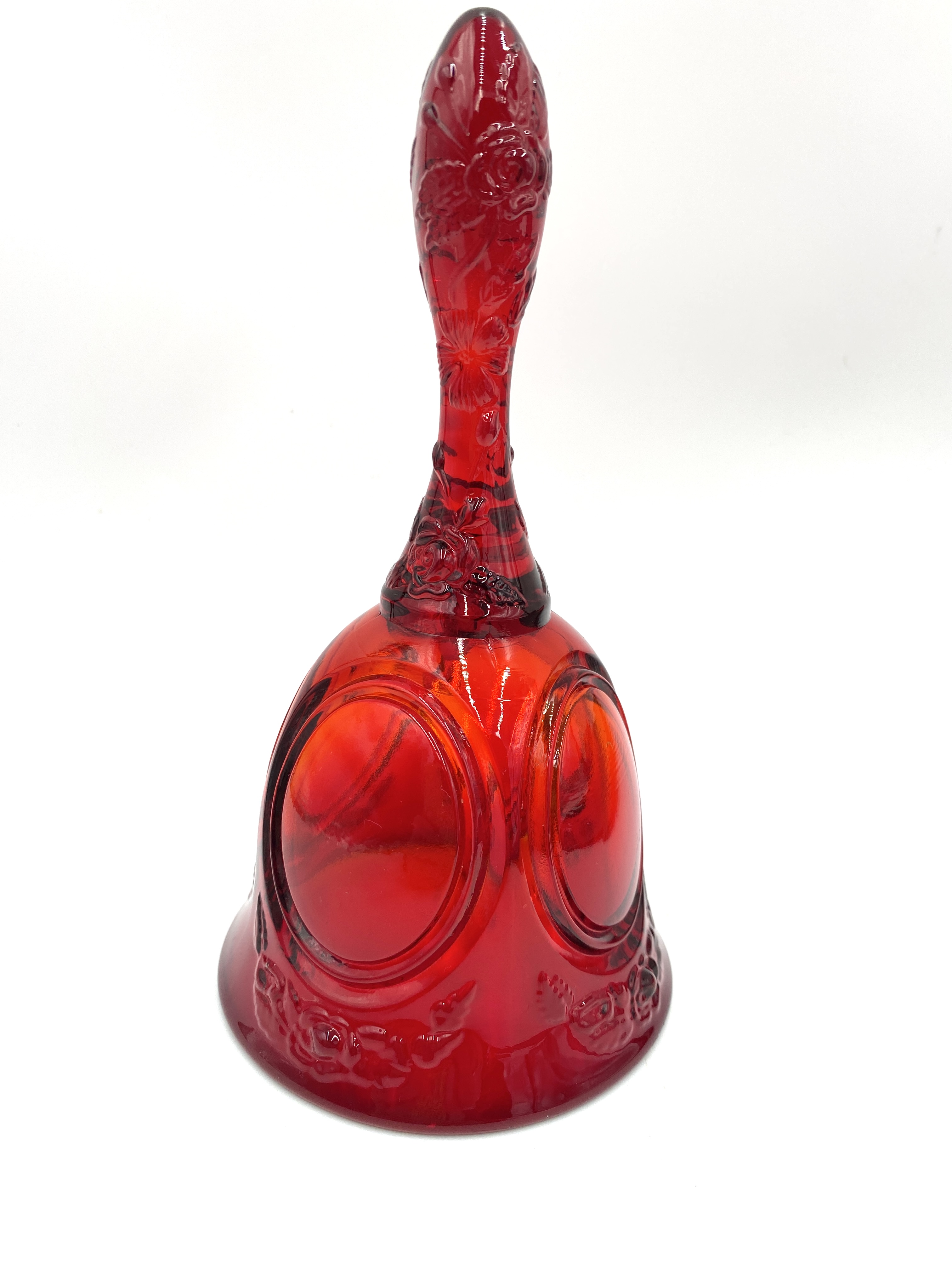 Vintage Fenton Ruby Red Glass Bell.