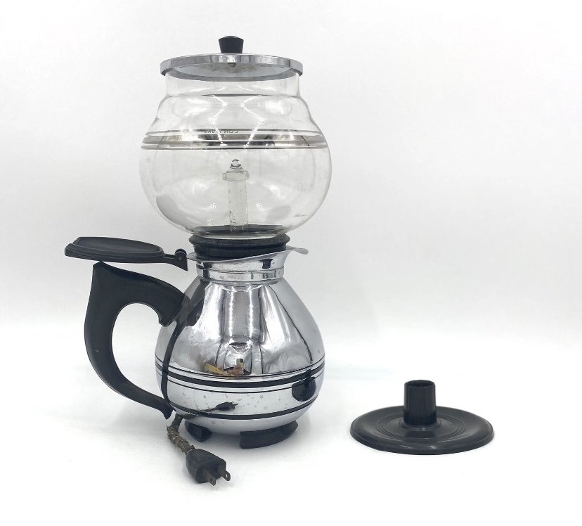 Vintage Cory Electric Coffee Percolator with Glass Brewer