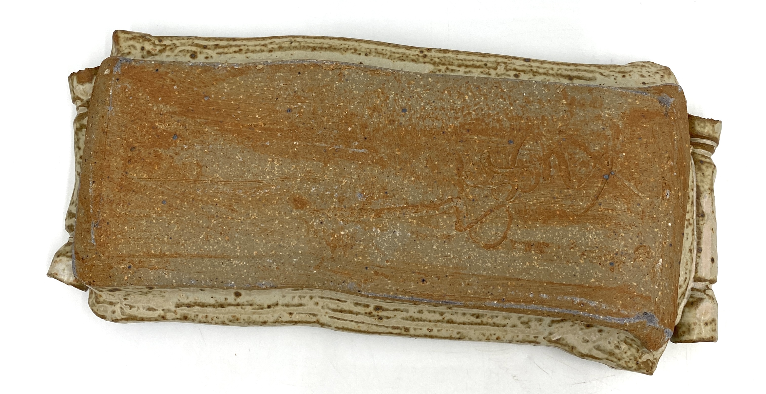 Stoneware Pottery Serving Tray.