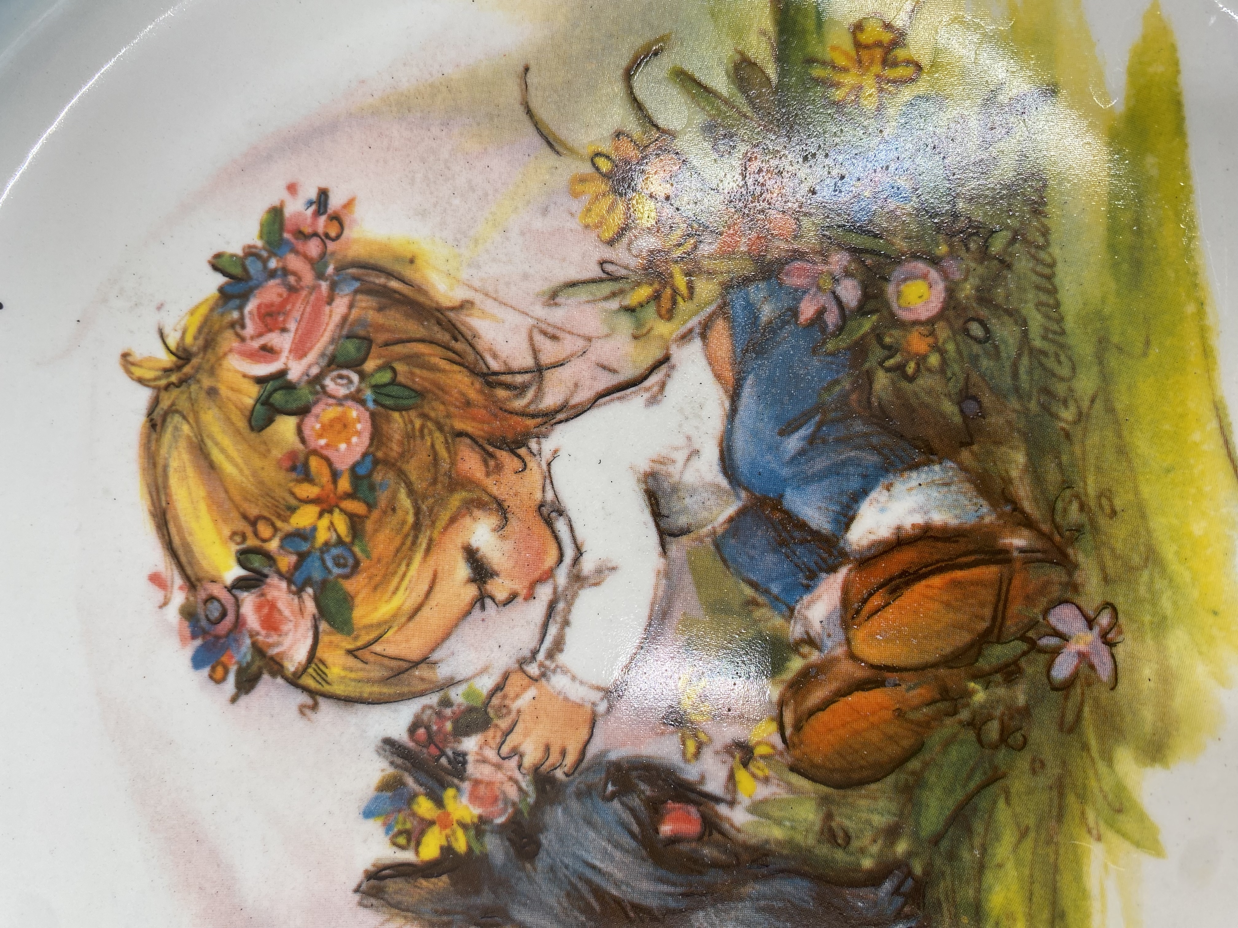 1972 American Greetings GIGI Collector's Plate 10 inch with hanger.