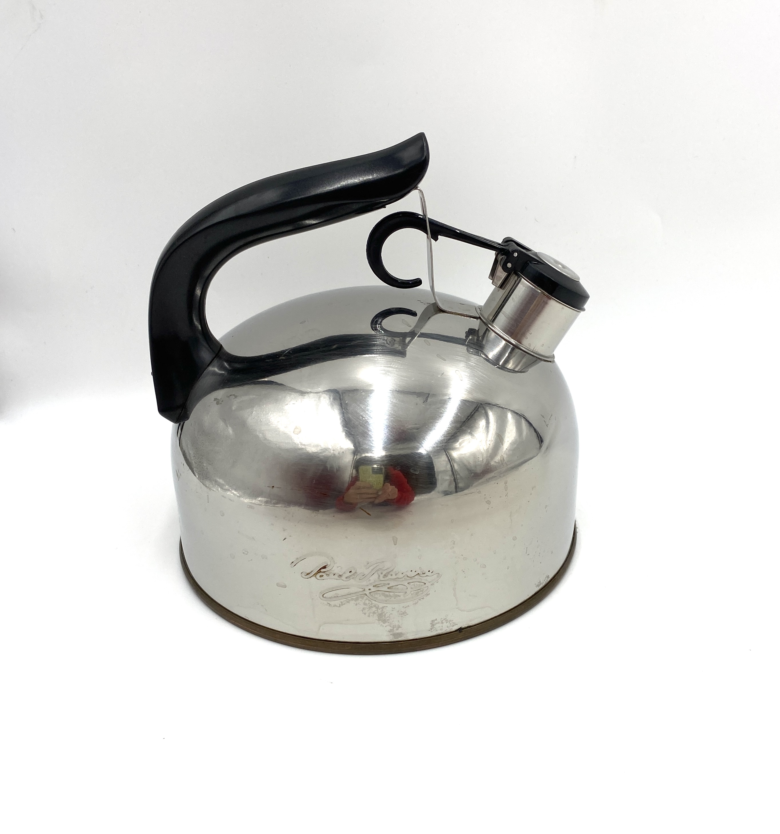 Revere ware Stainless Steel Copper Bottom Tea Kettle 2qt China CUO81