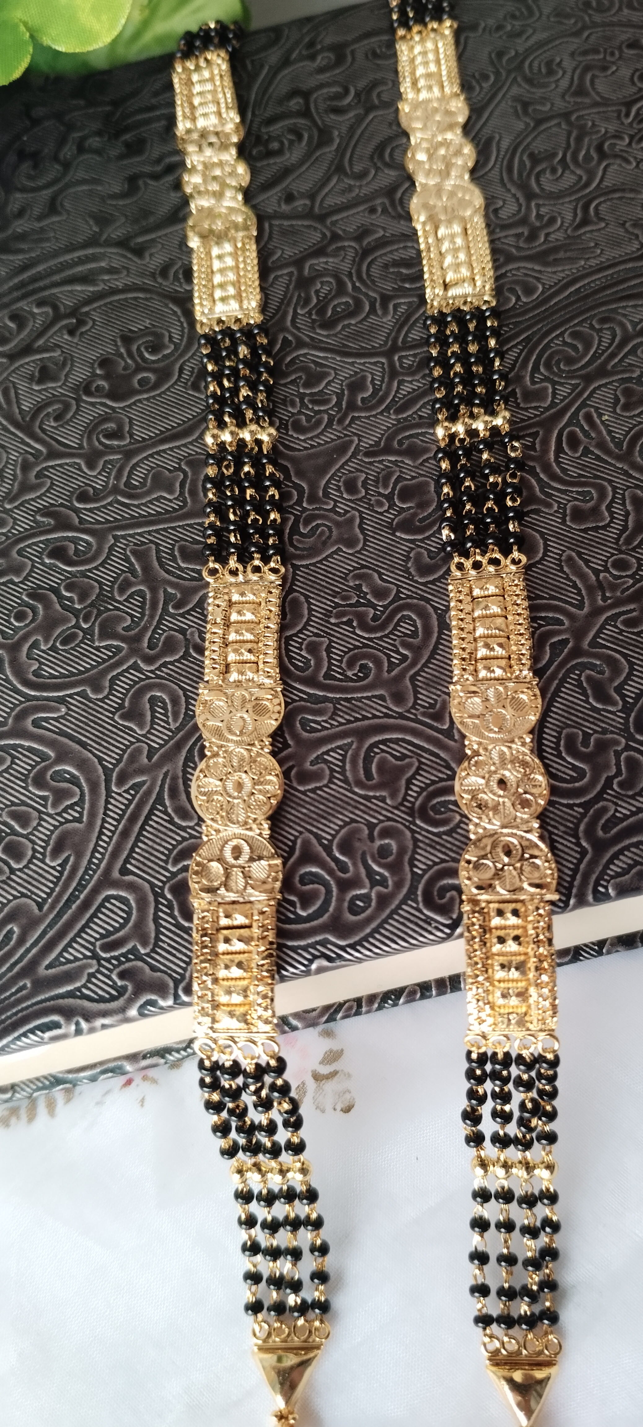 1gm Gold Plated Long  Mangalsutra