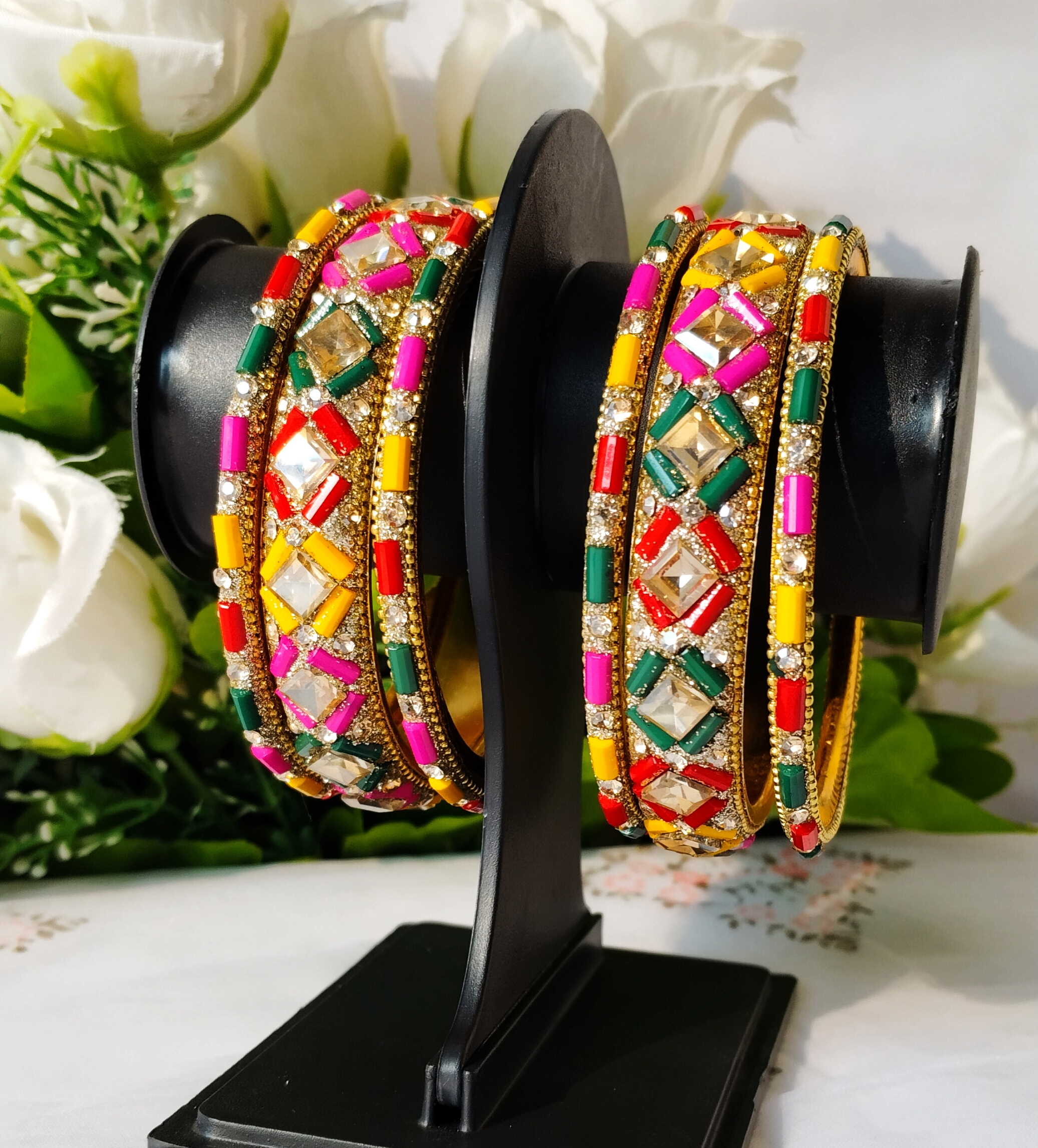 Multicolour Bangles Set