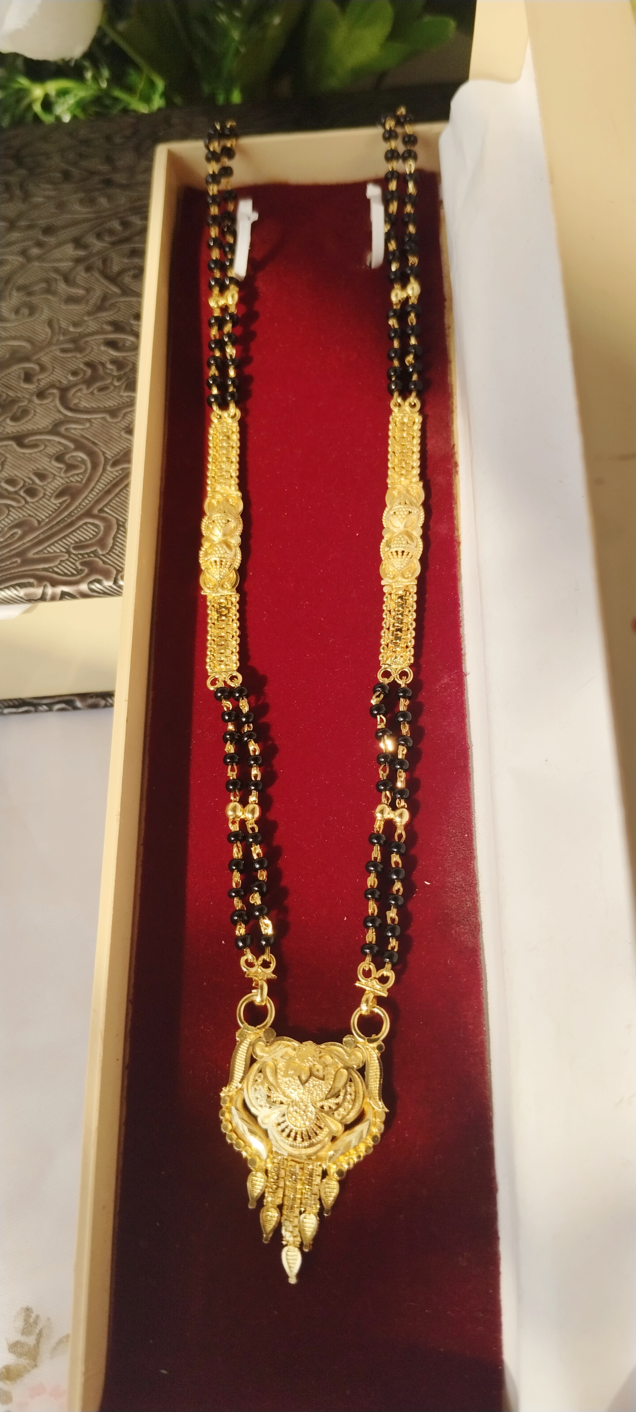 Microgold Plated Short Mangalsutra