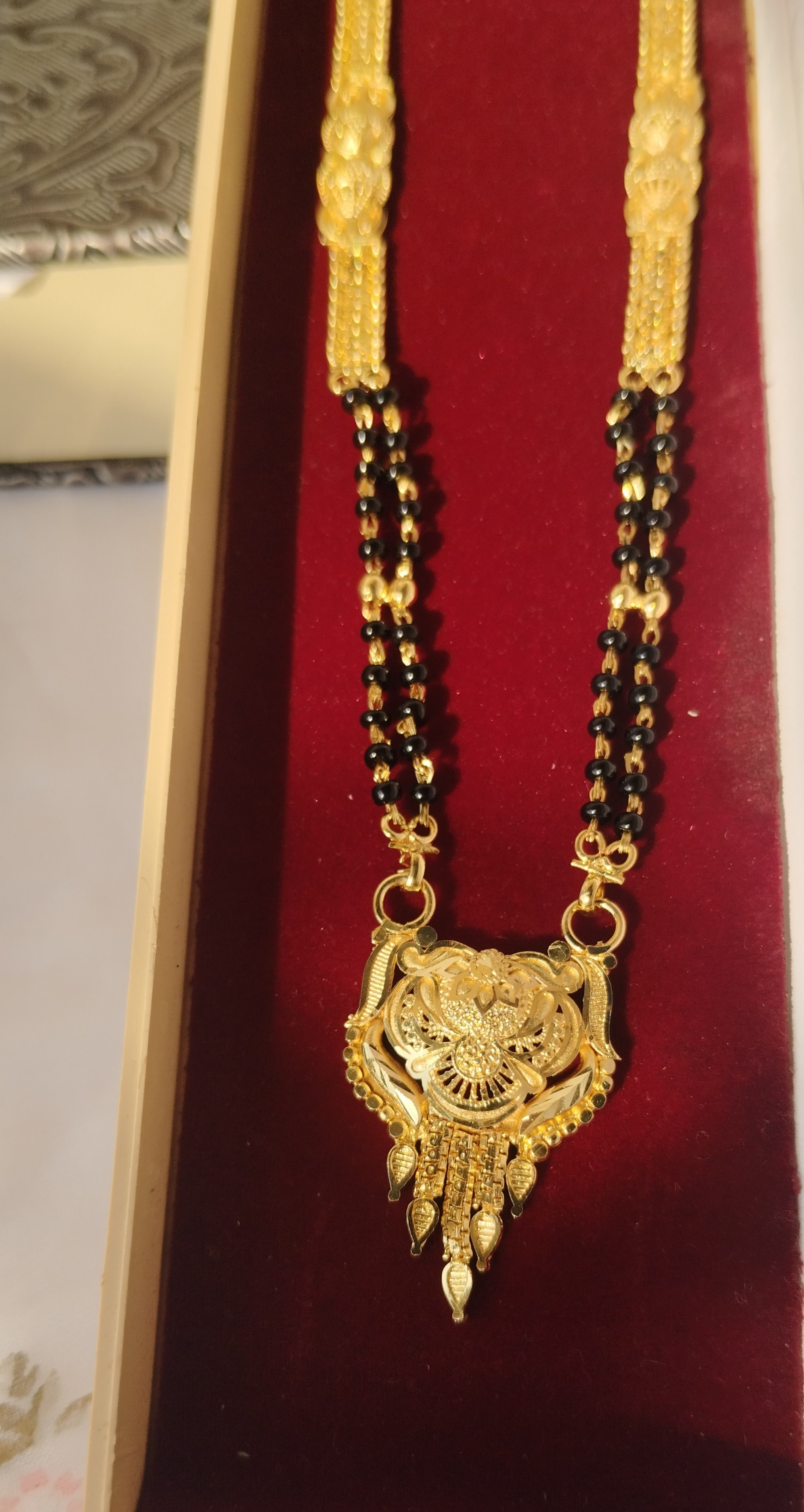 Microgold Plated Short Mangalsutra