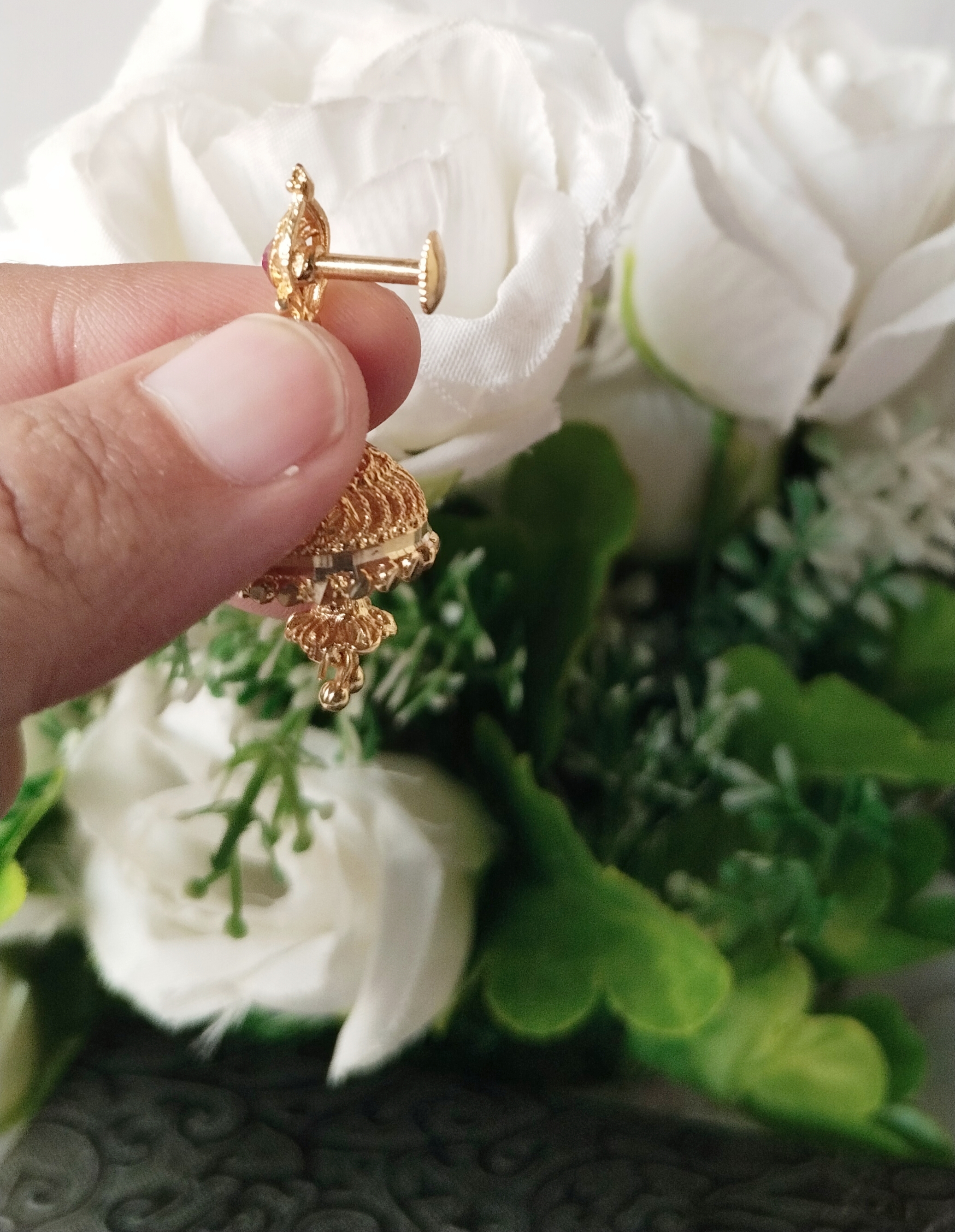 Traditional Microgold Plated Jhumka 