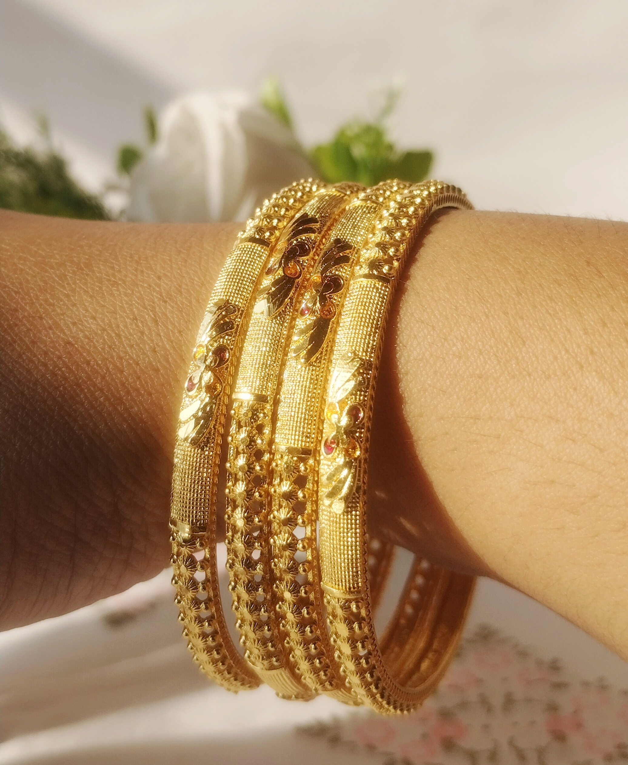 Gold Plated Bangles