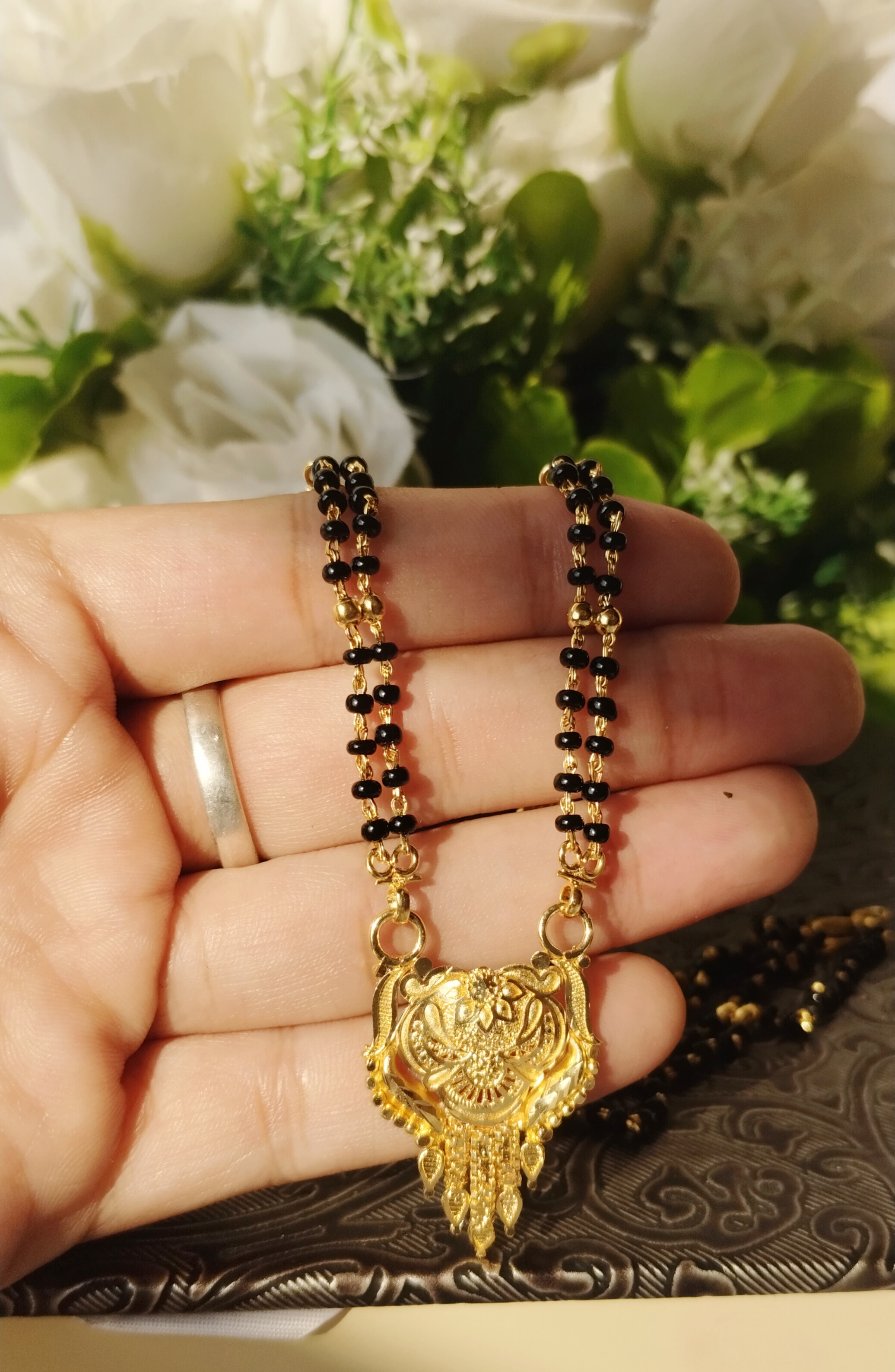 Microgold Plated Short Mangalsutra