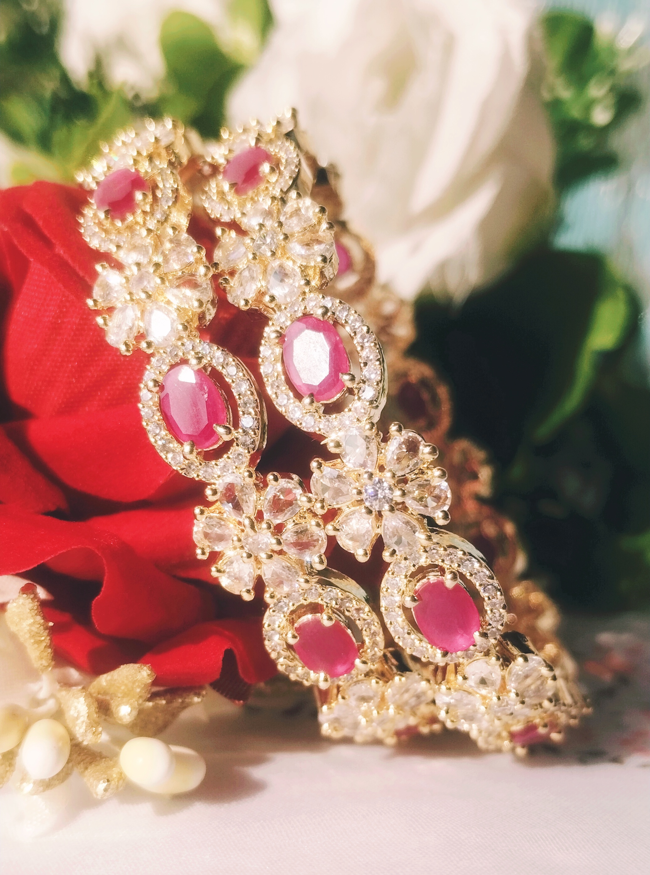 Original AD Bangels With Ruby Stone