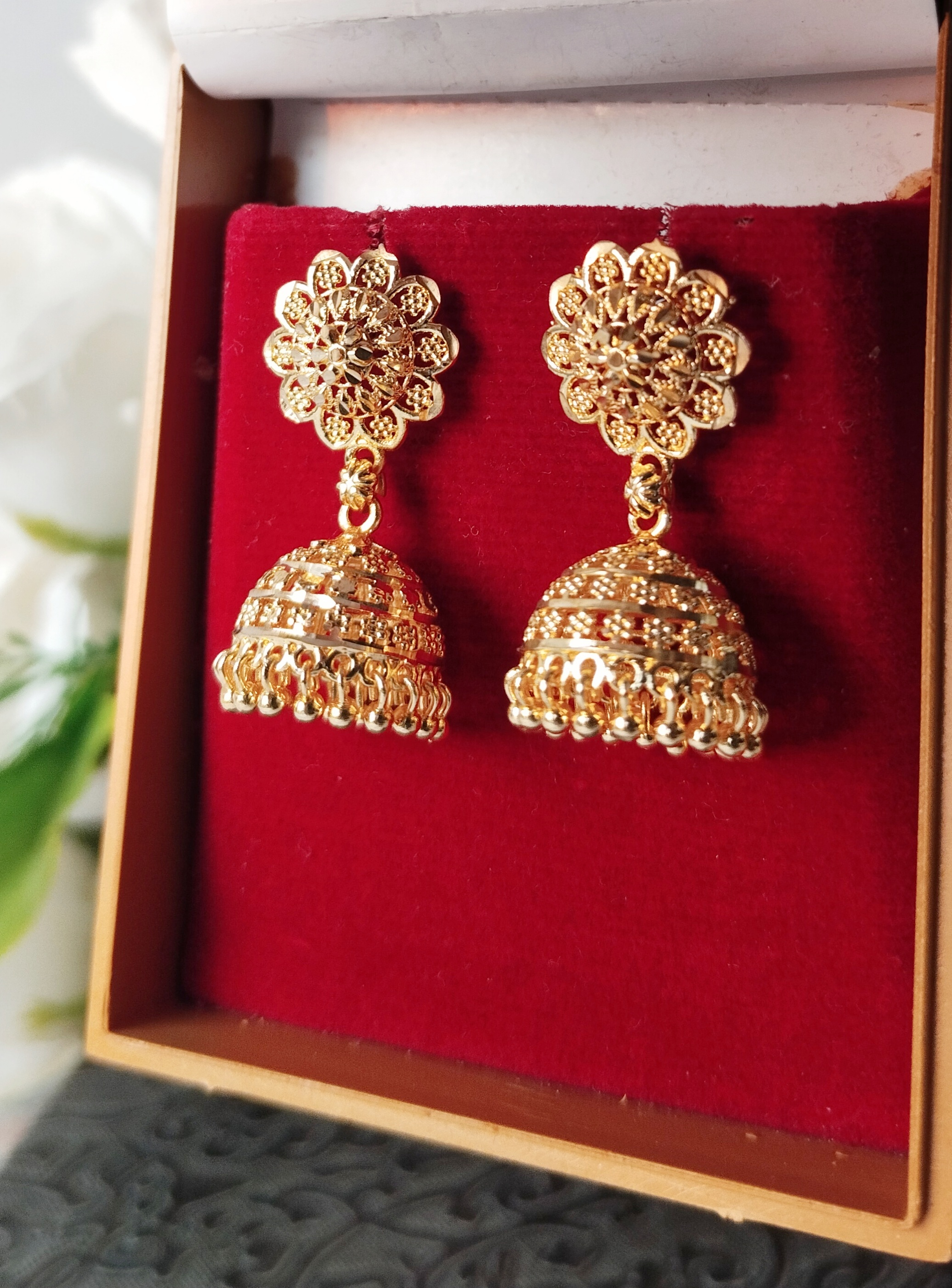 Traditional Microgold Plated Jhumka 