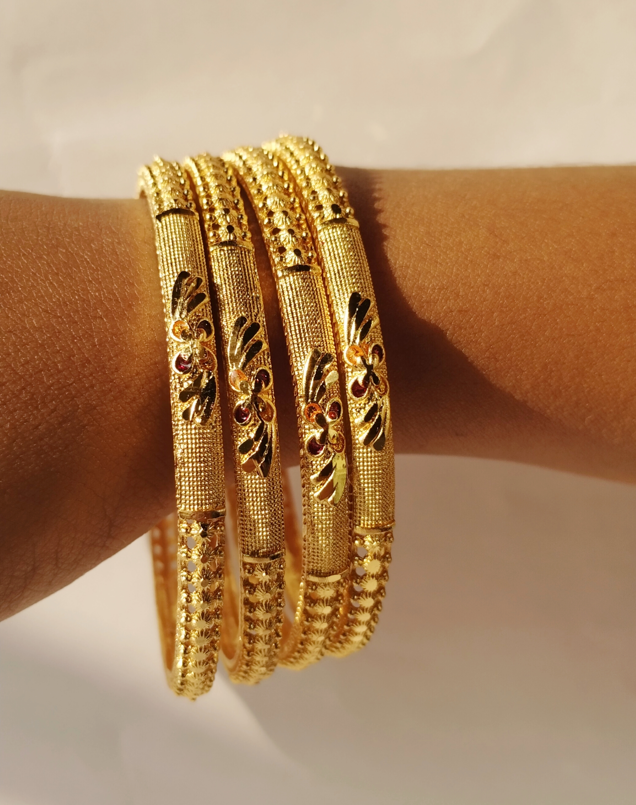 Gold Plated Bangles