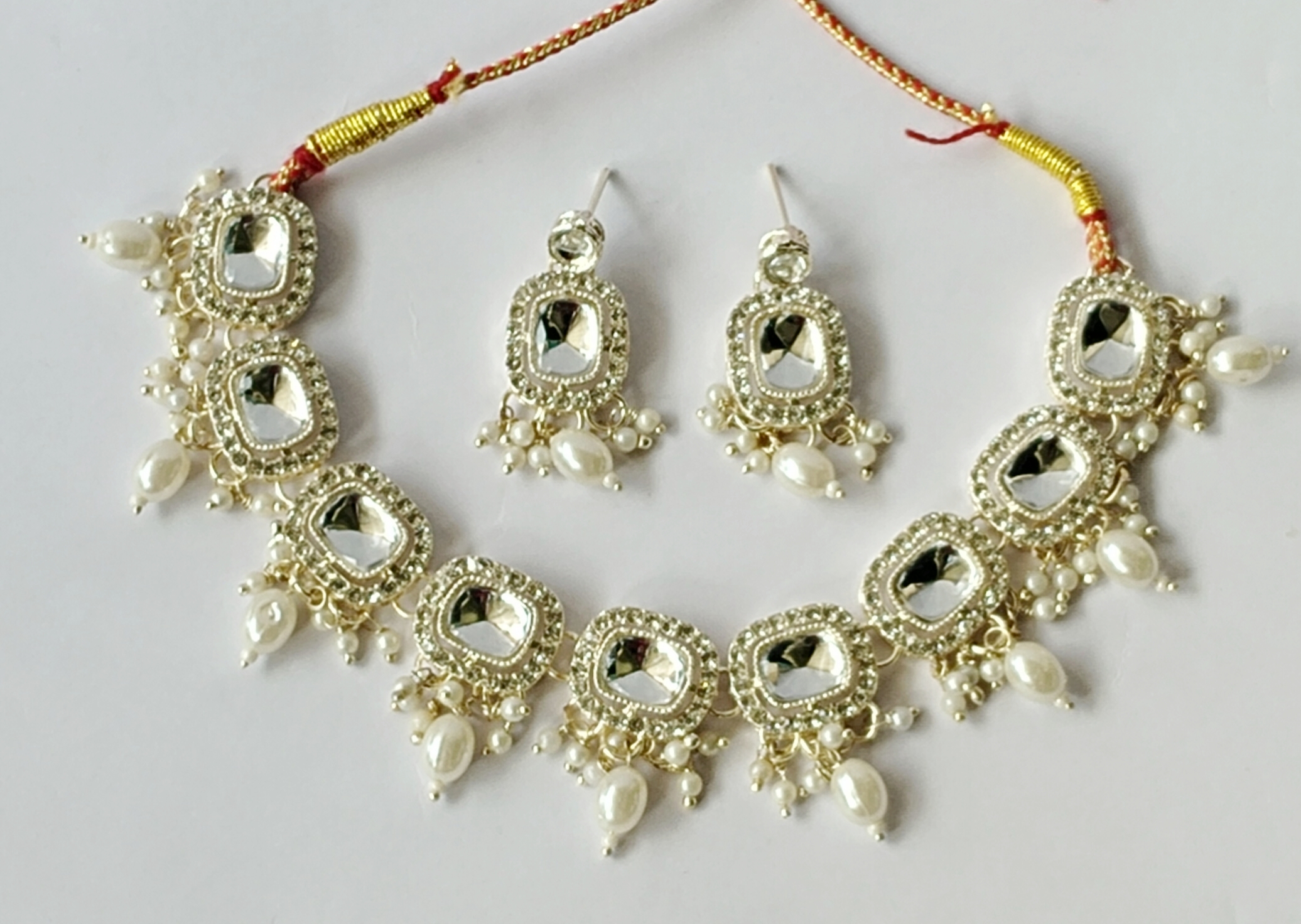 American Daimond Choker Necklace Set