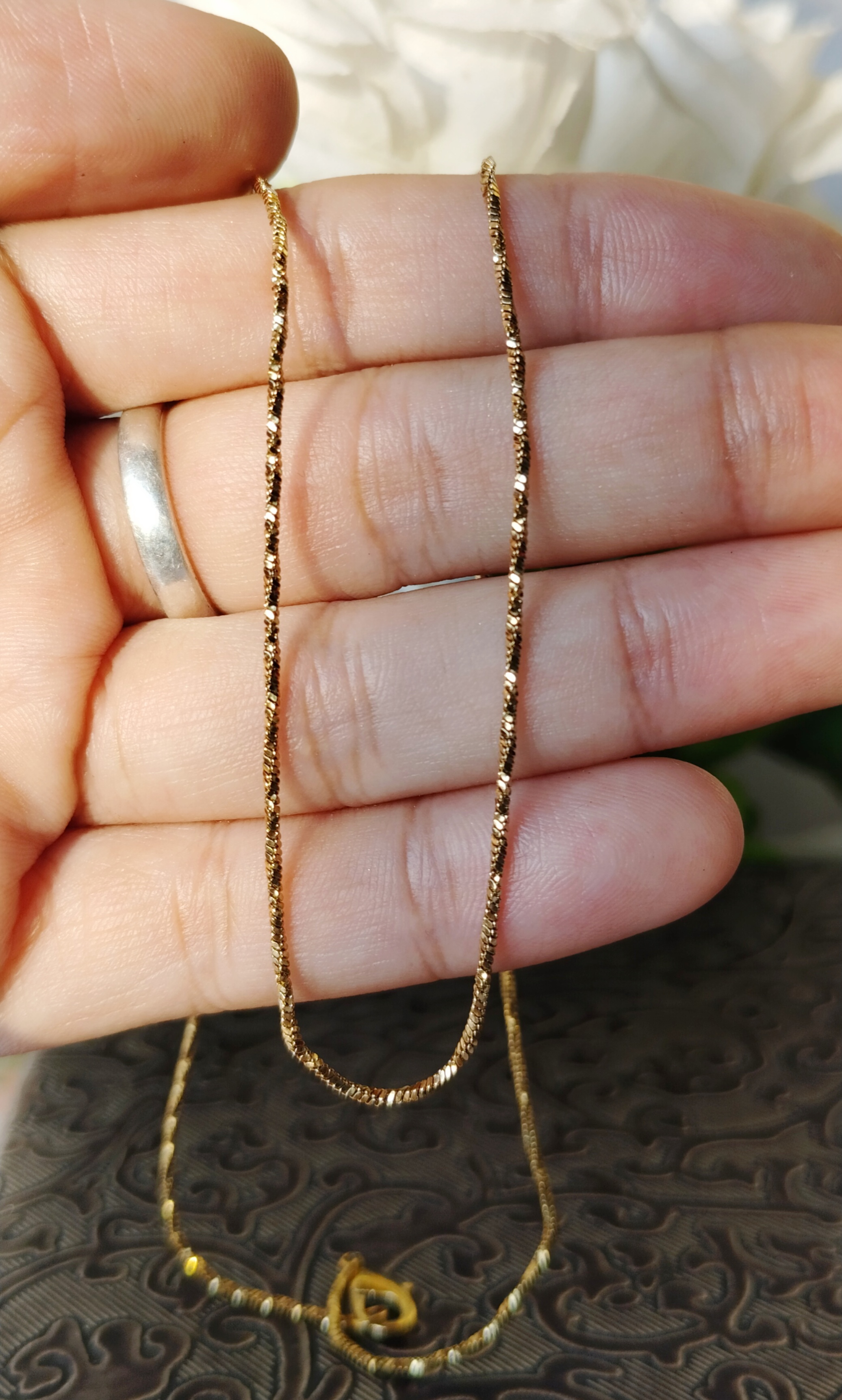 Stainless Steel Gold Plated Chain