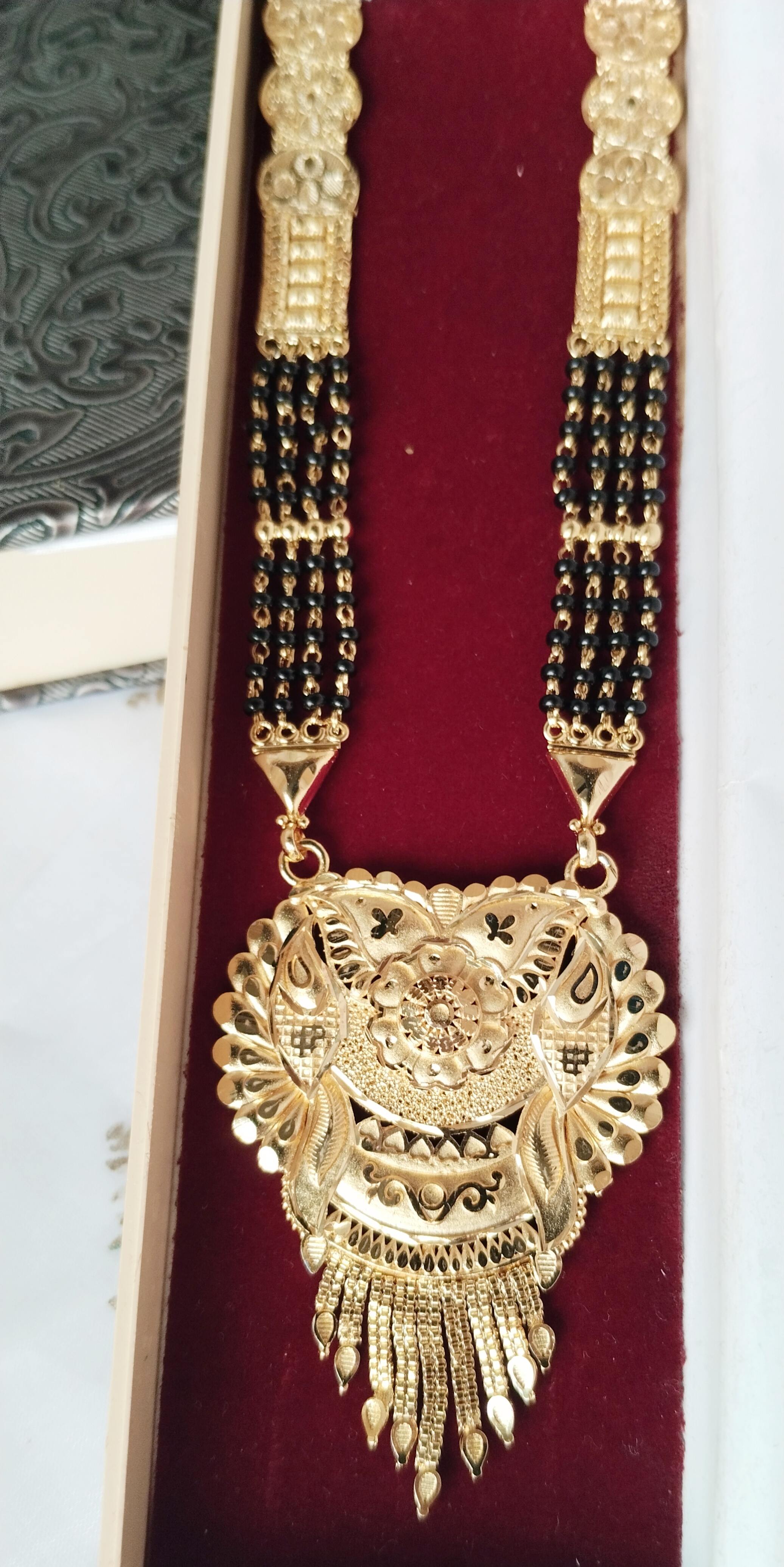 1gm Gold Plated Long  Mangalsutra