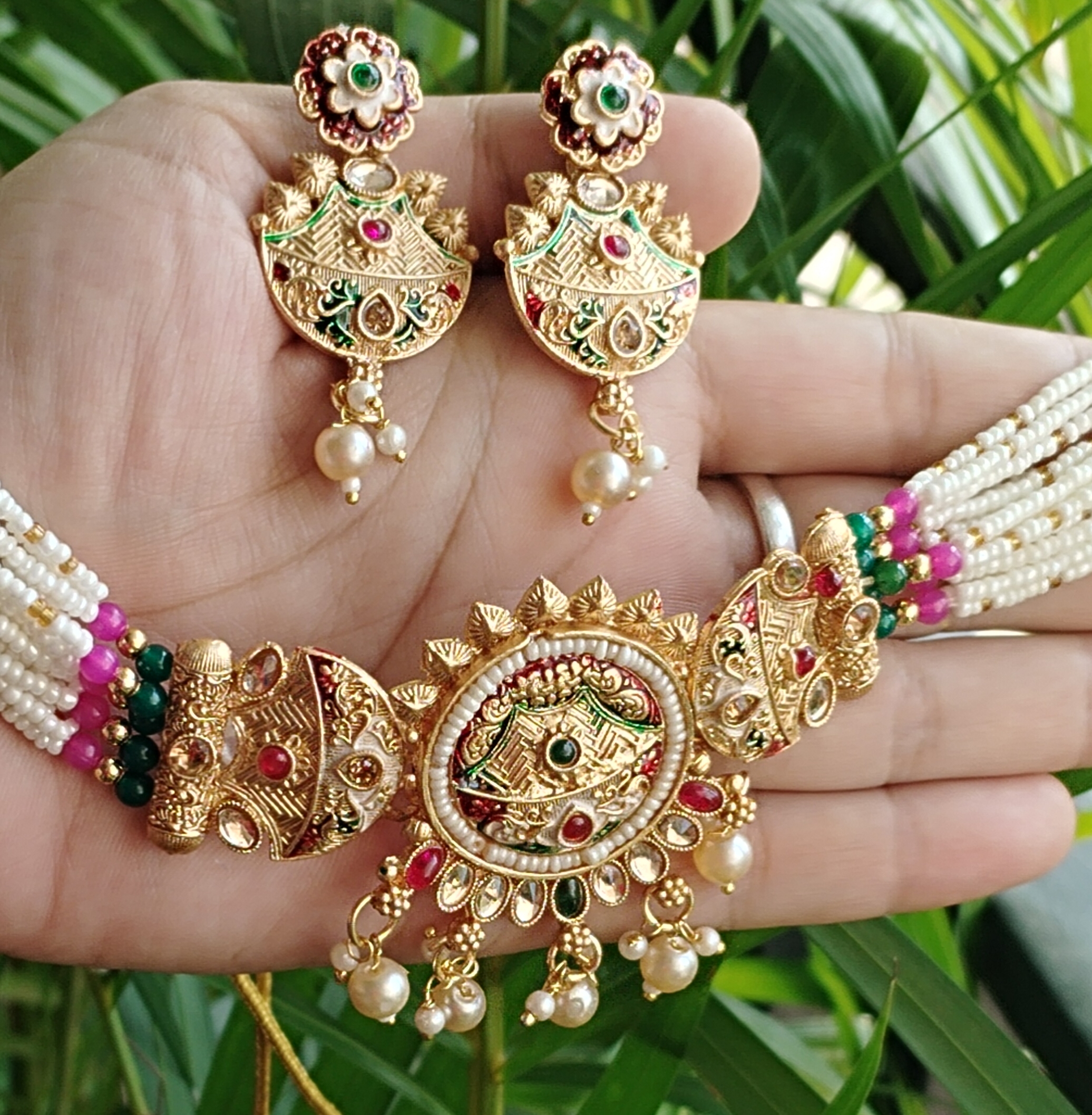 Rajwadi Choker Set