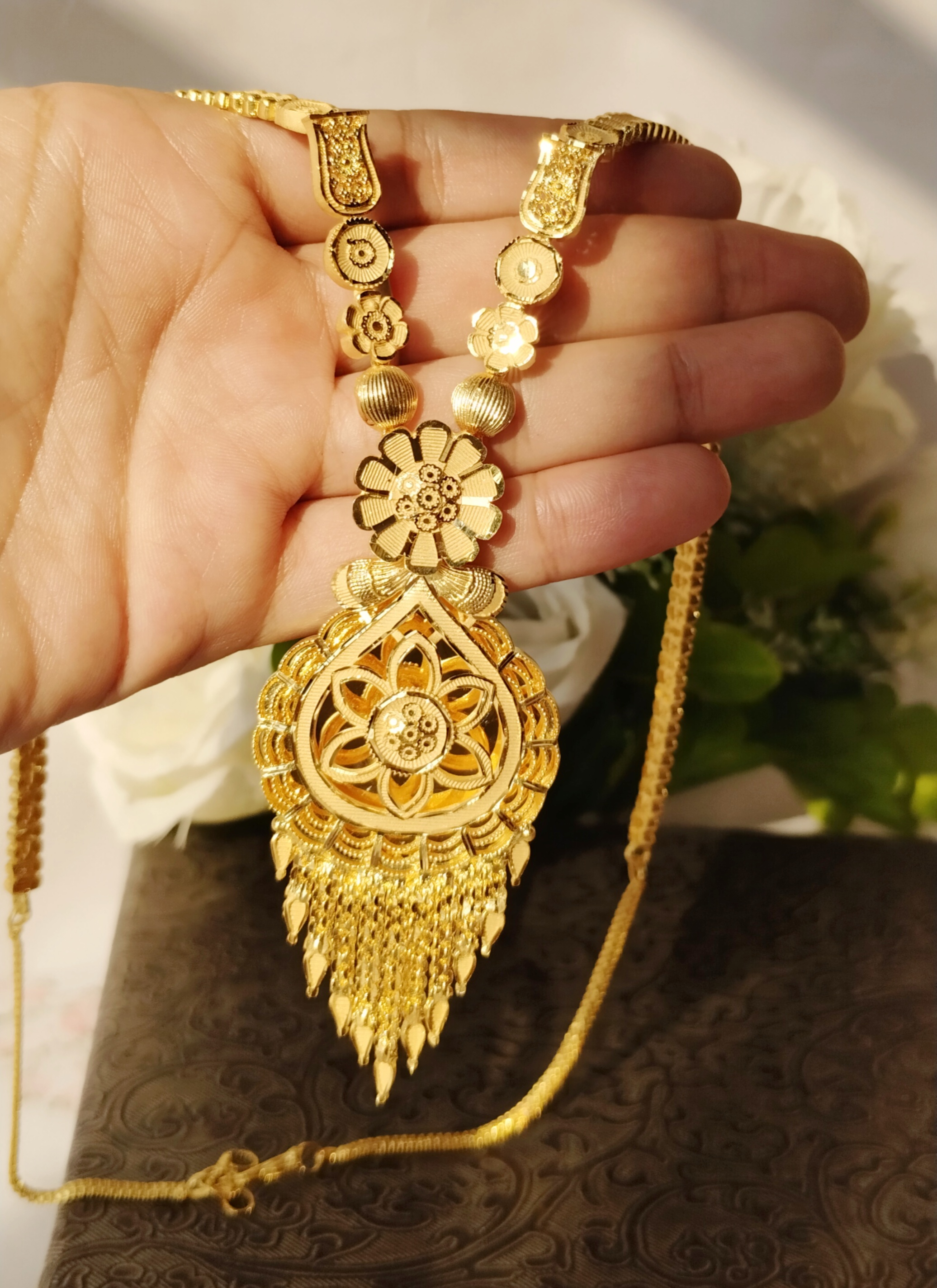 1gm Gold Plated Dubai Design Long Rani Haar