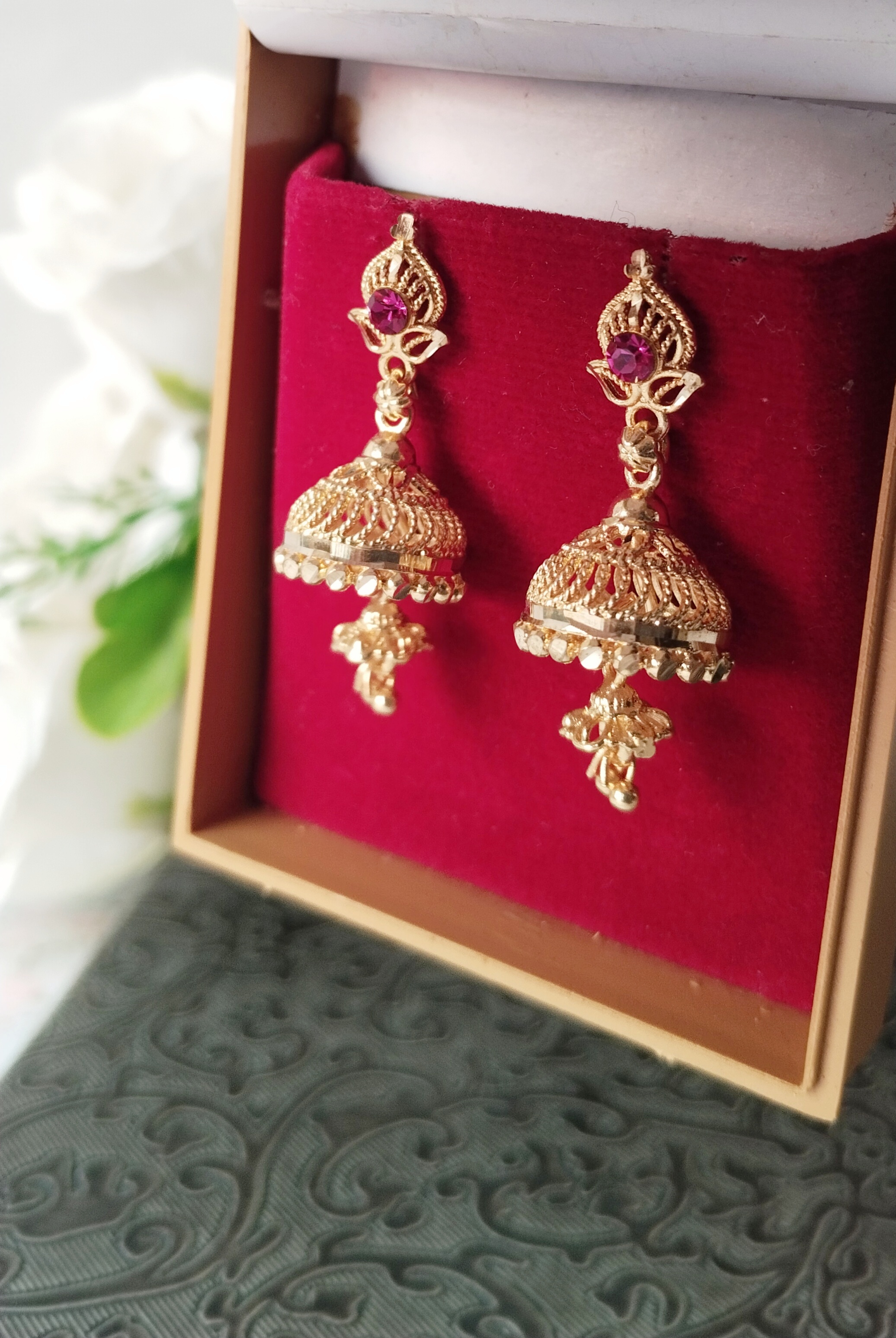 Traditional Microgold Plated Jhumka 