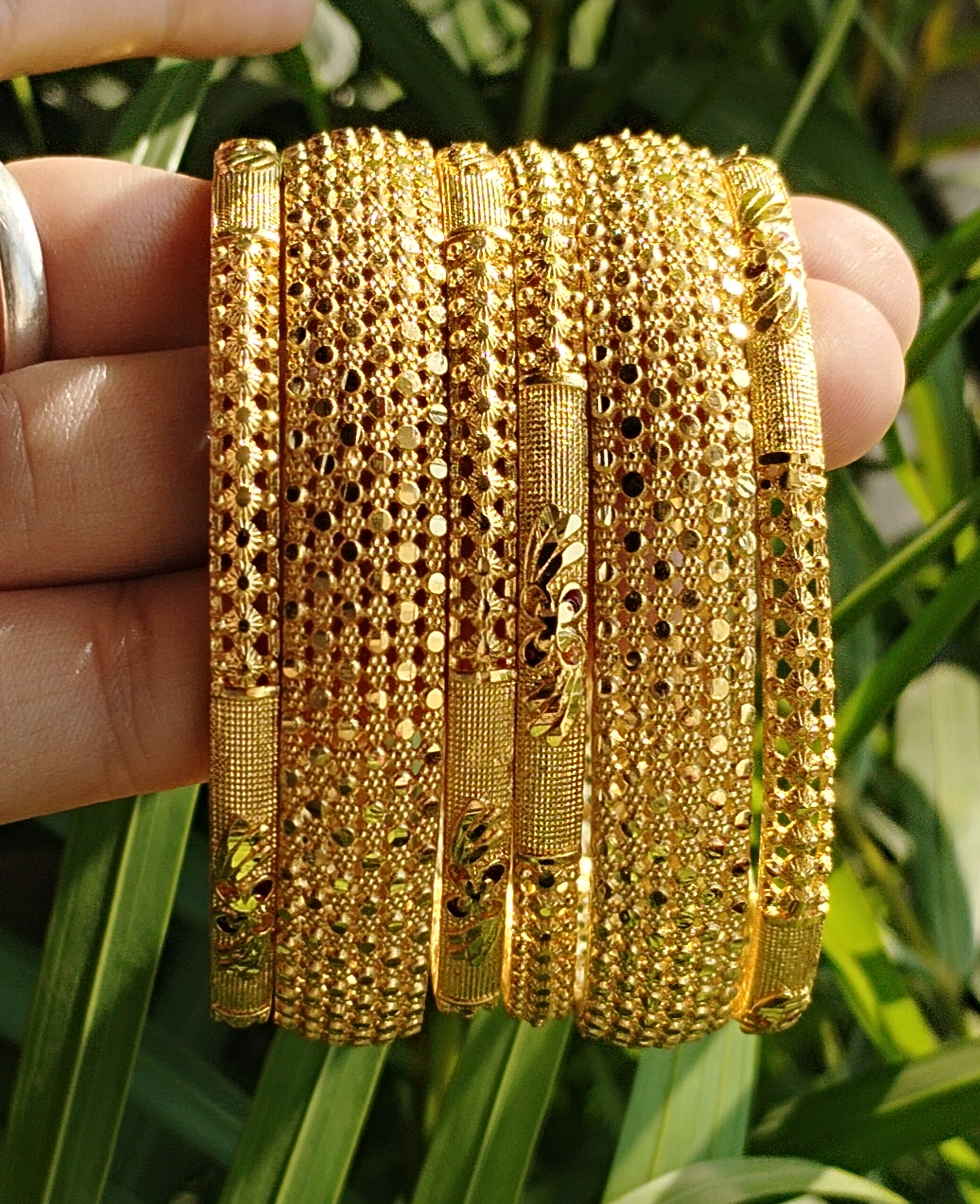 Traditional Gold Plated Bangles Set