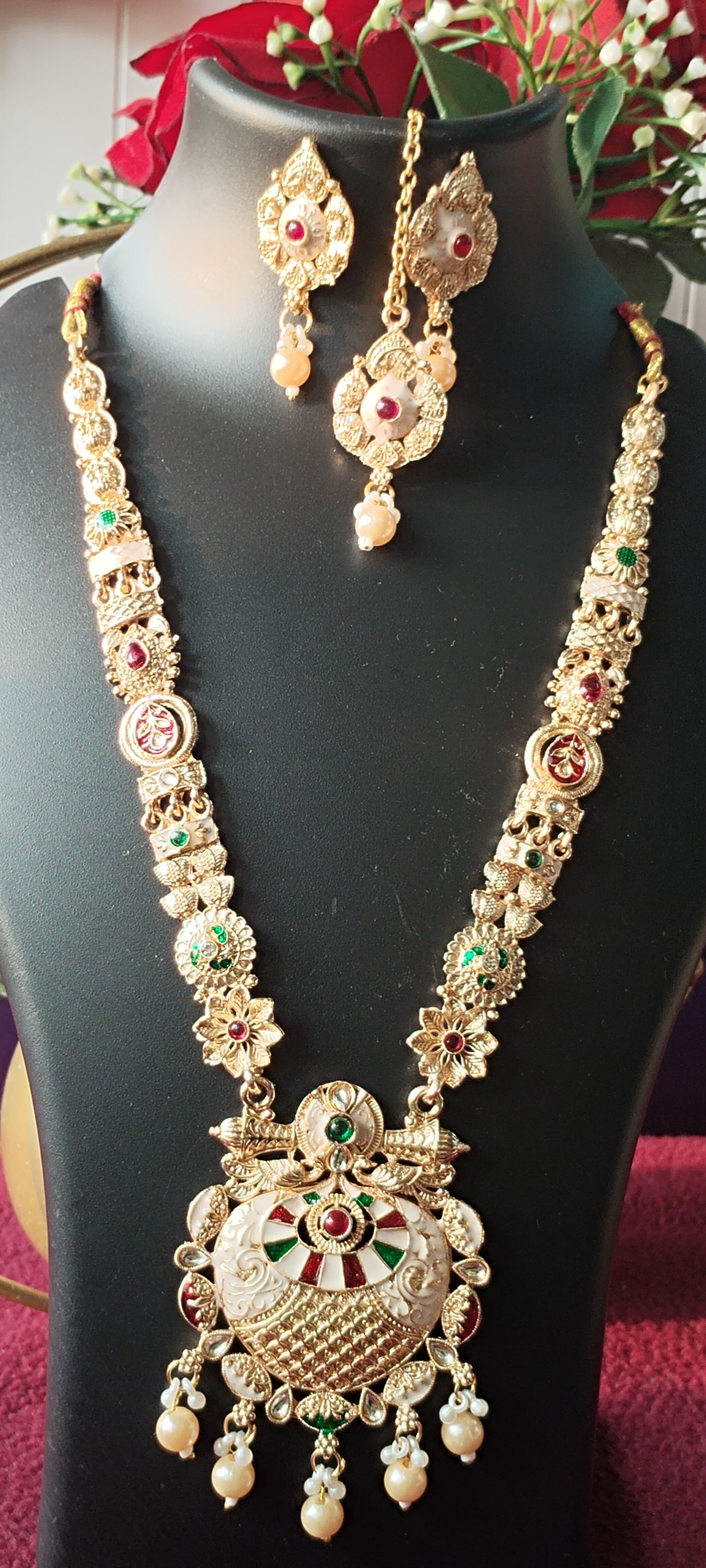 Rajwadi Necklace Set