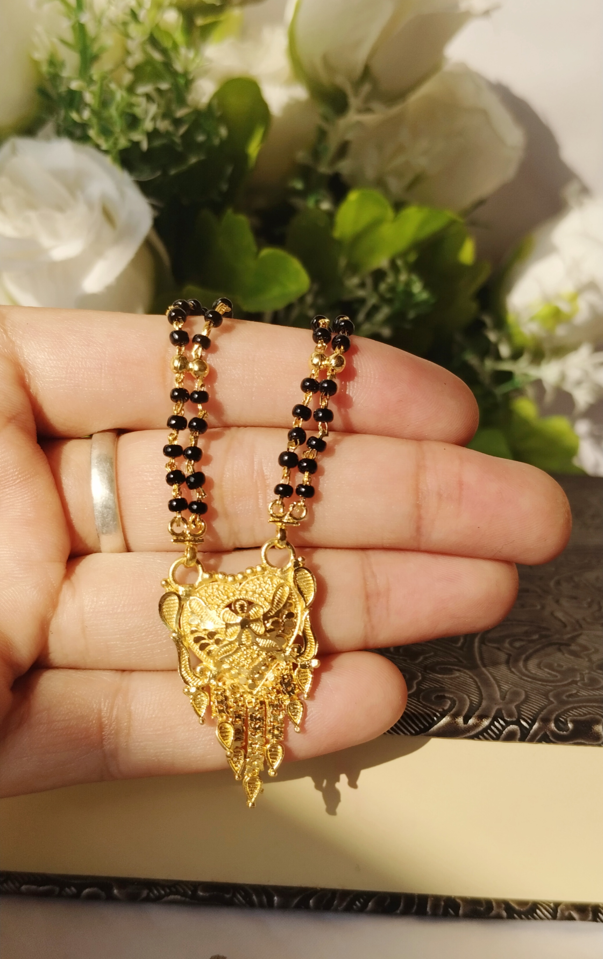 Microgold Plated Short Mangalsutra