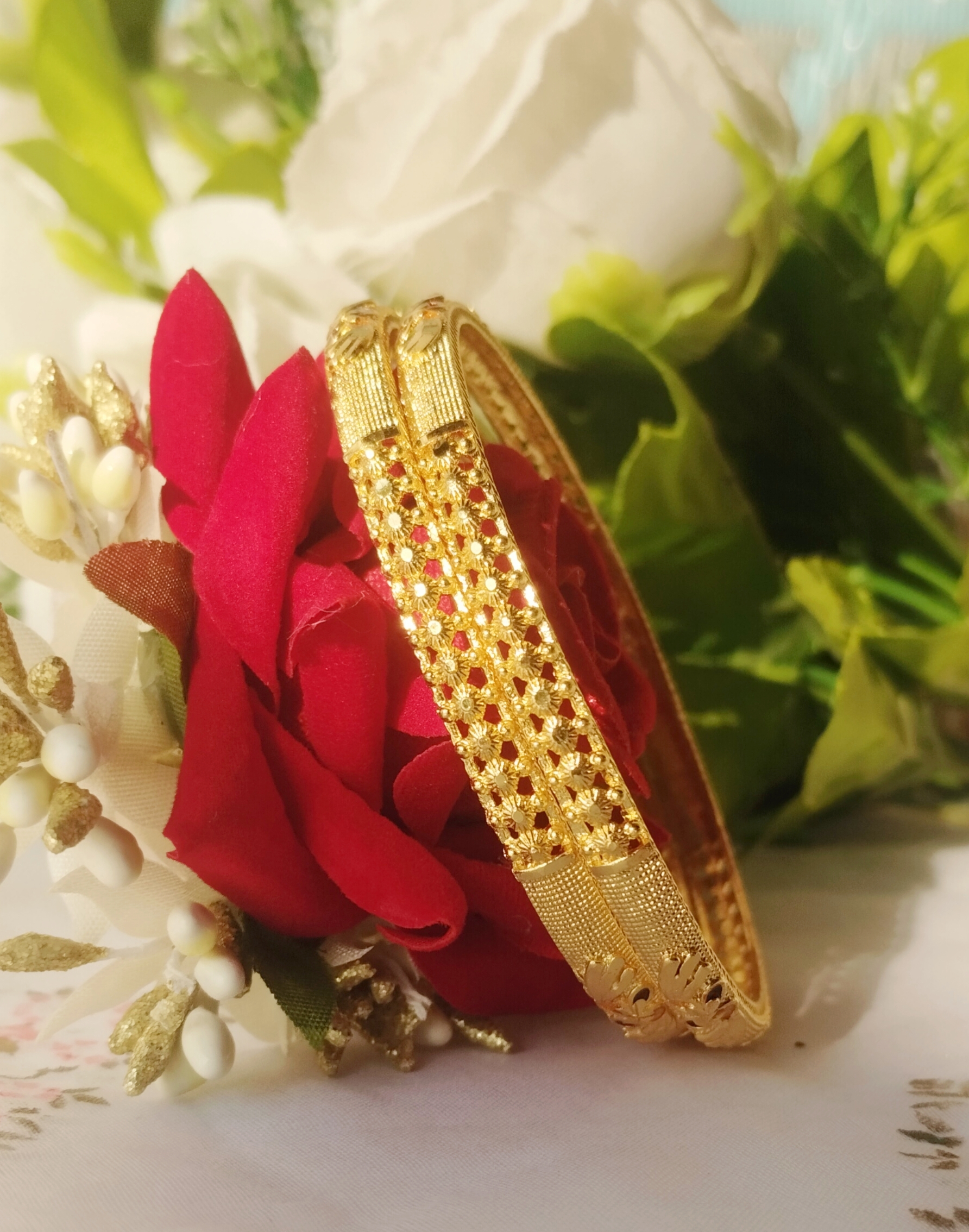 Gold Plated Bangles