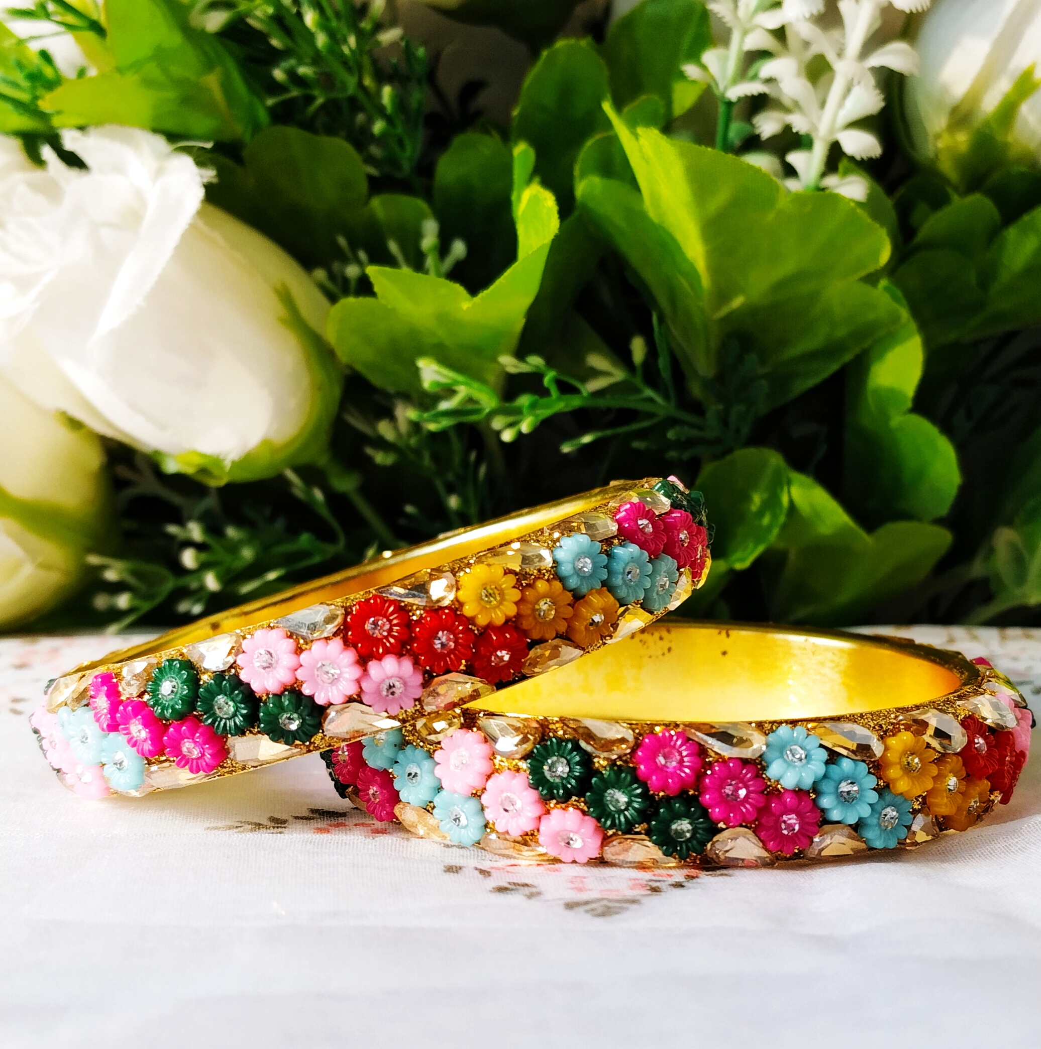 Floral Designer Bangles