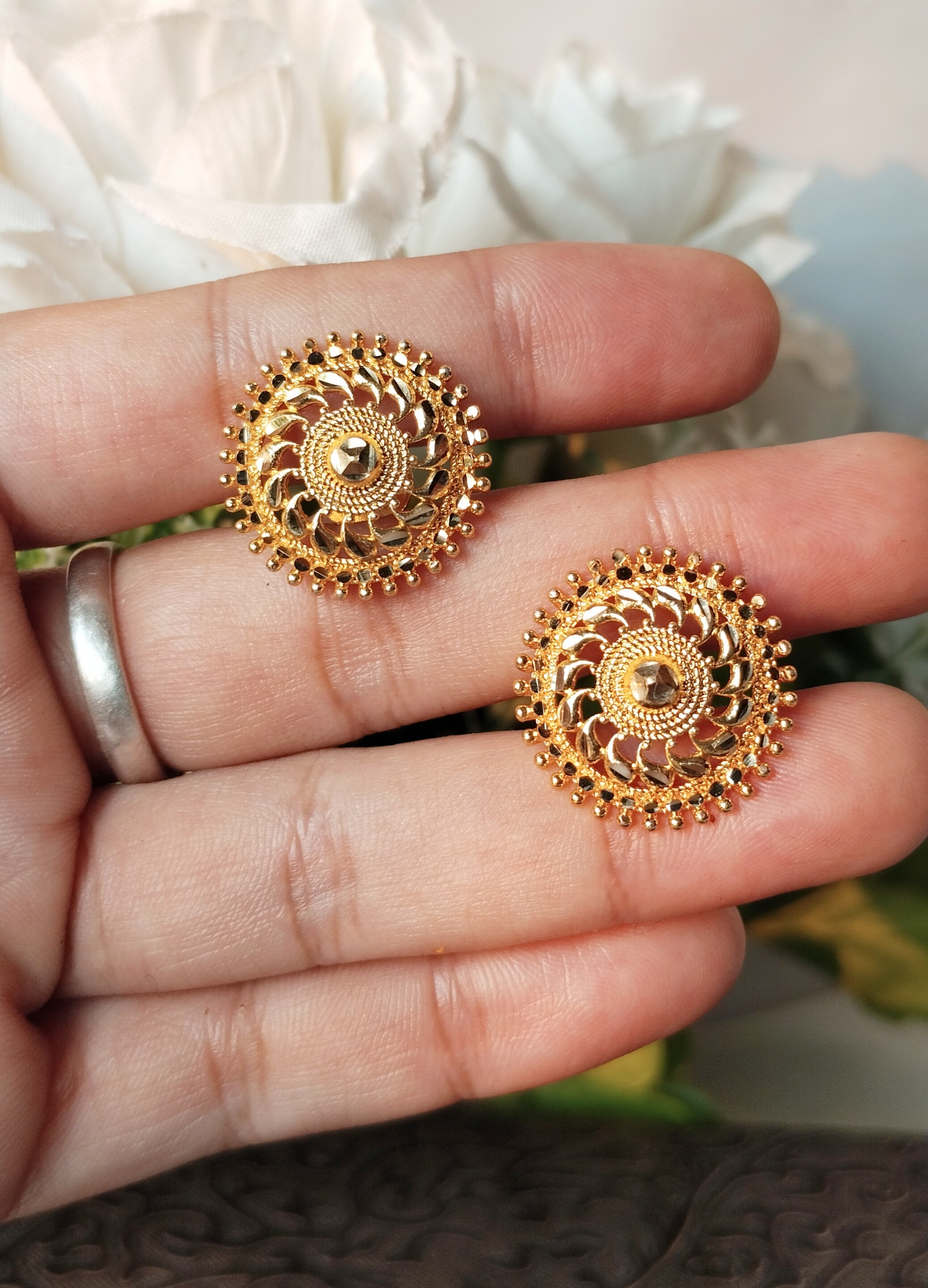 Microgold Plated Studs