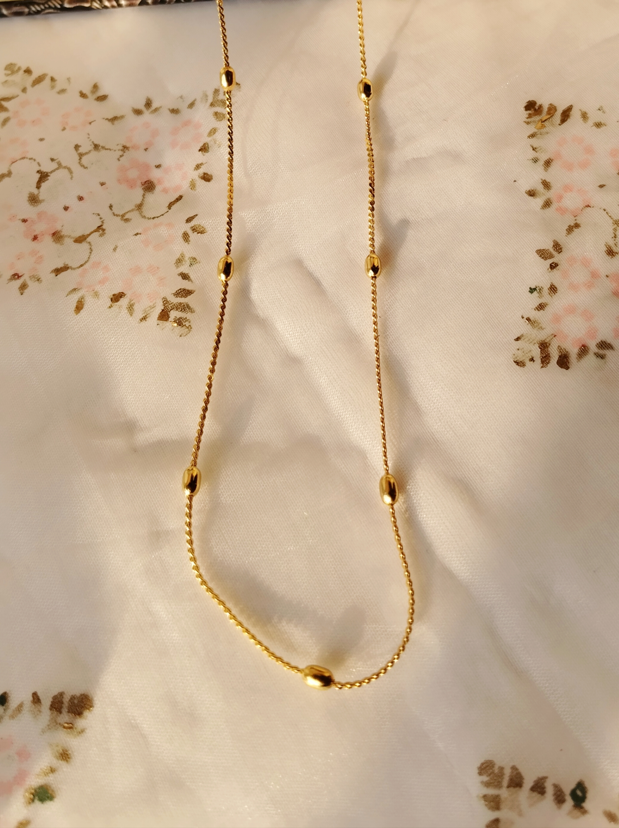 Stainless Steel Gold plated Chain