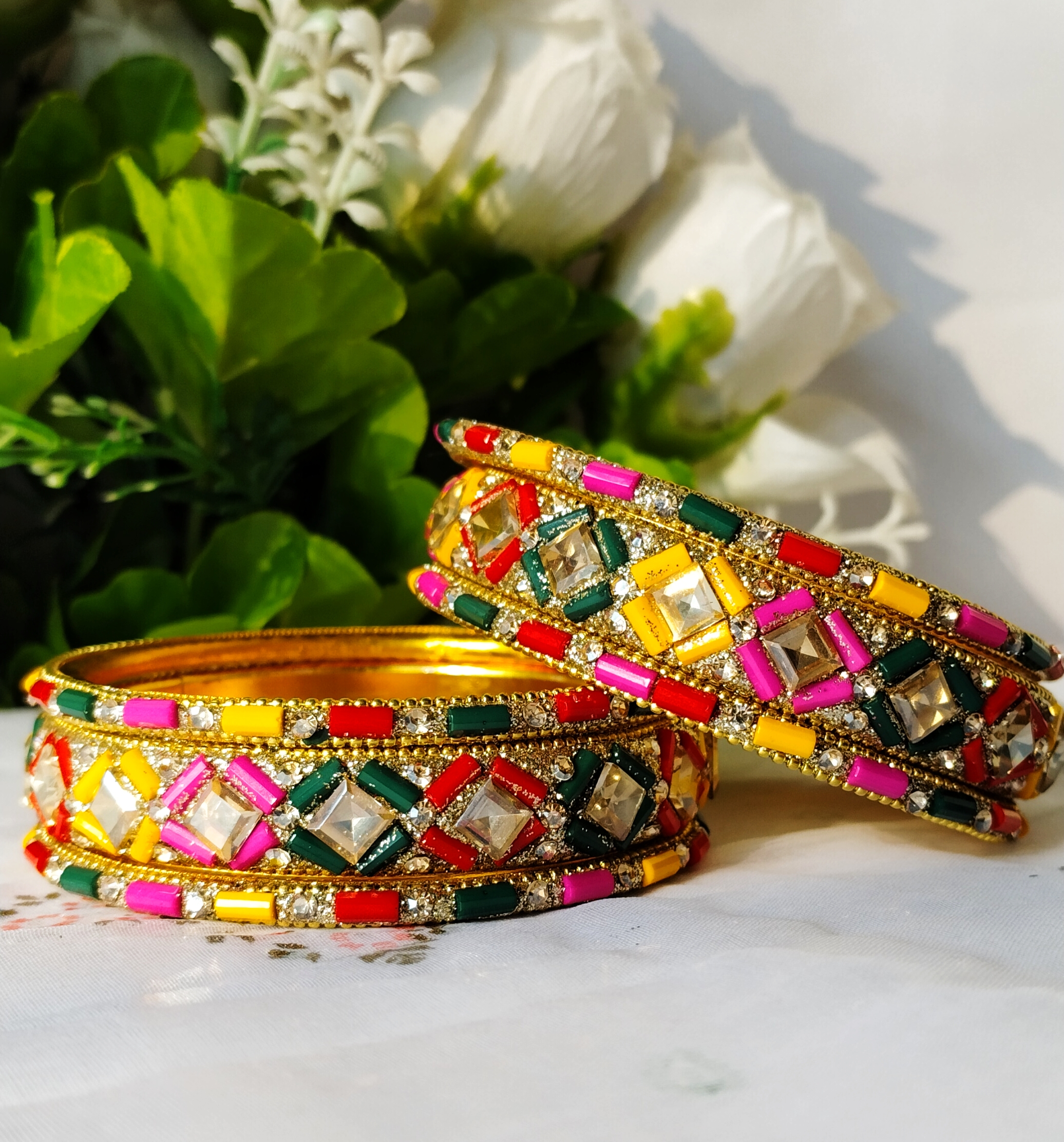 Multicolour Bangles Set