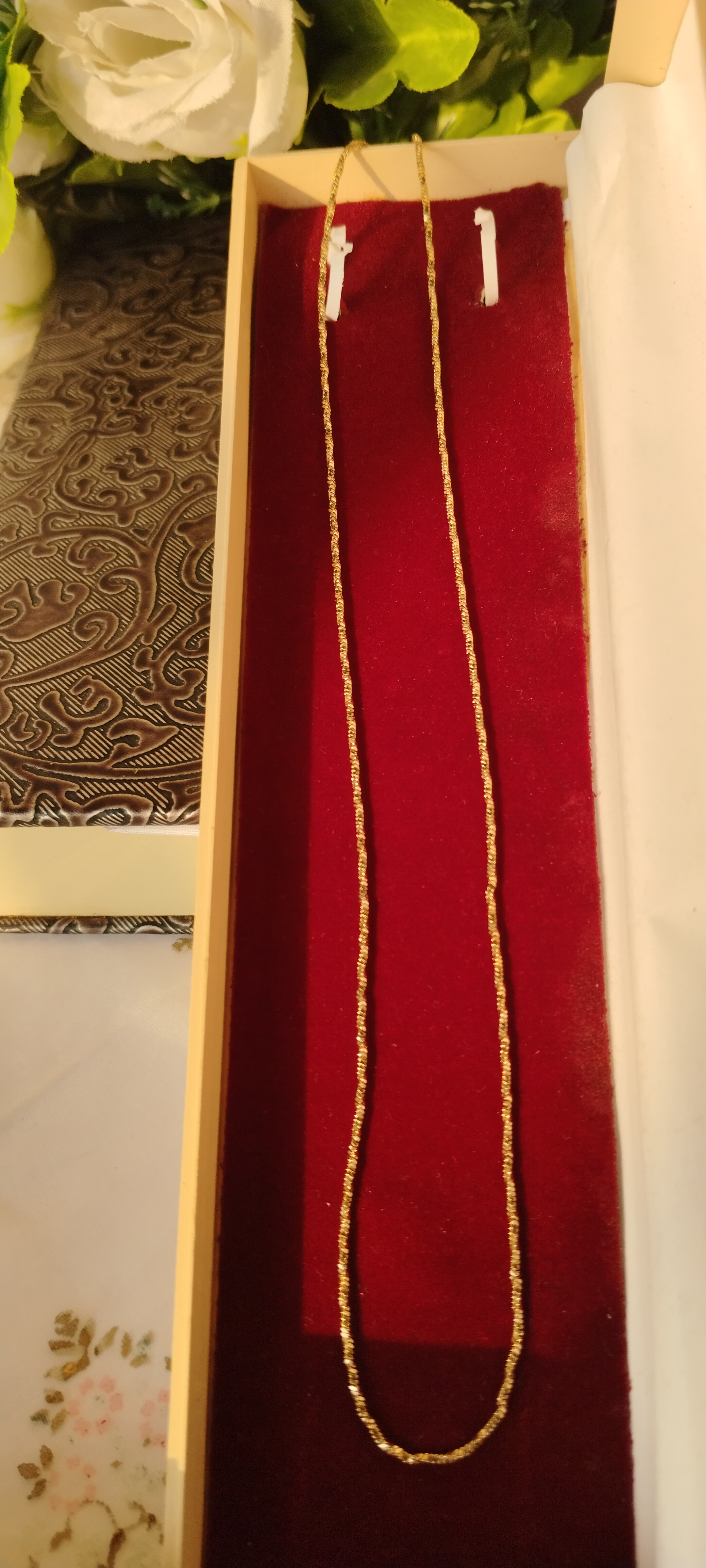 Stainless Steel Gold Plated Chain