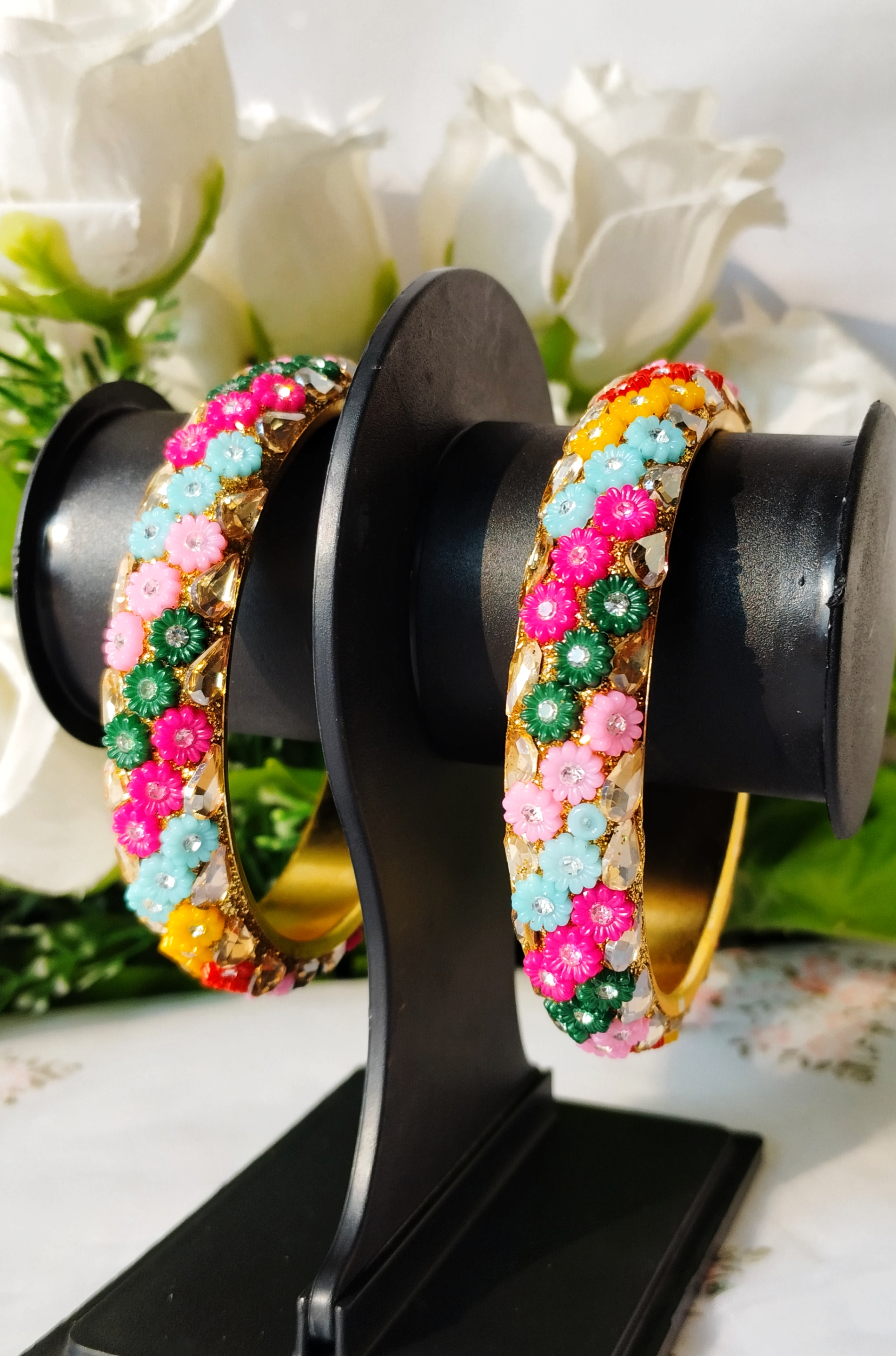 Floral Designer Bangles