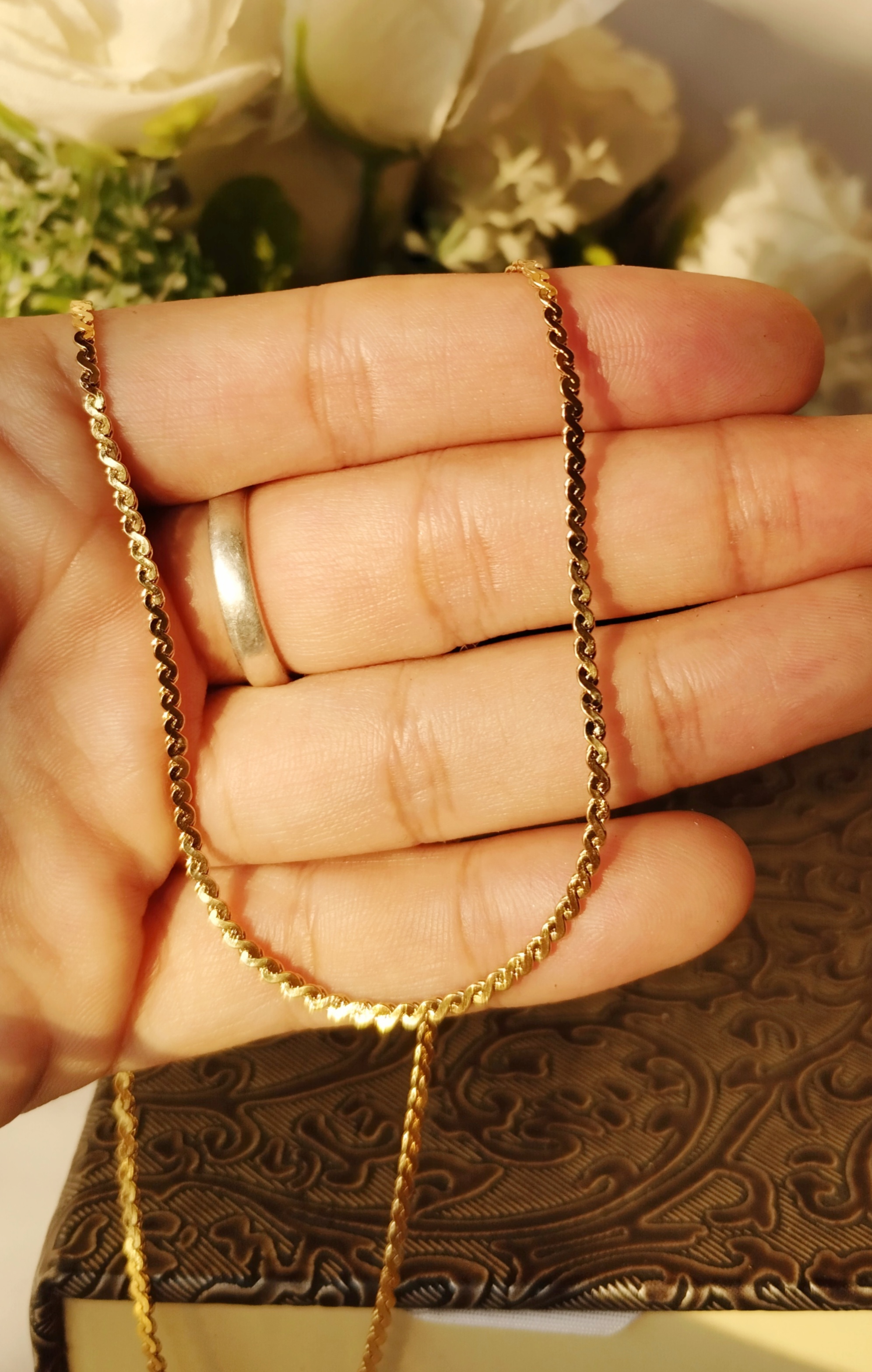 Stainless Steel Gold Plated Chain 