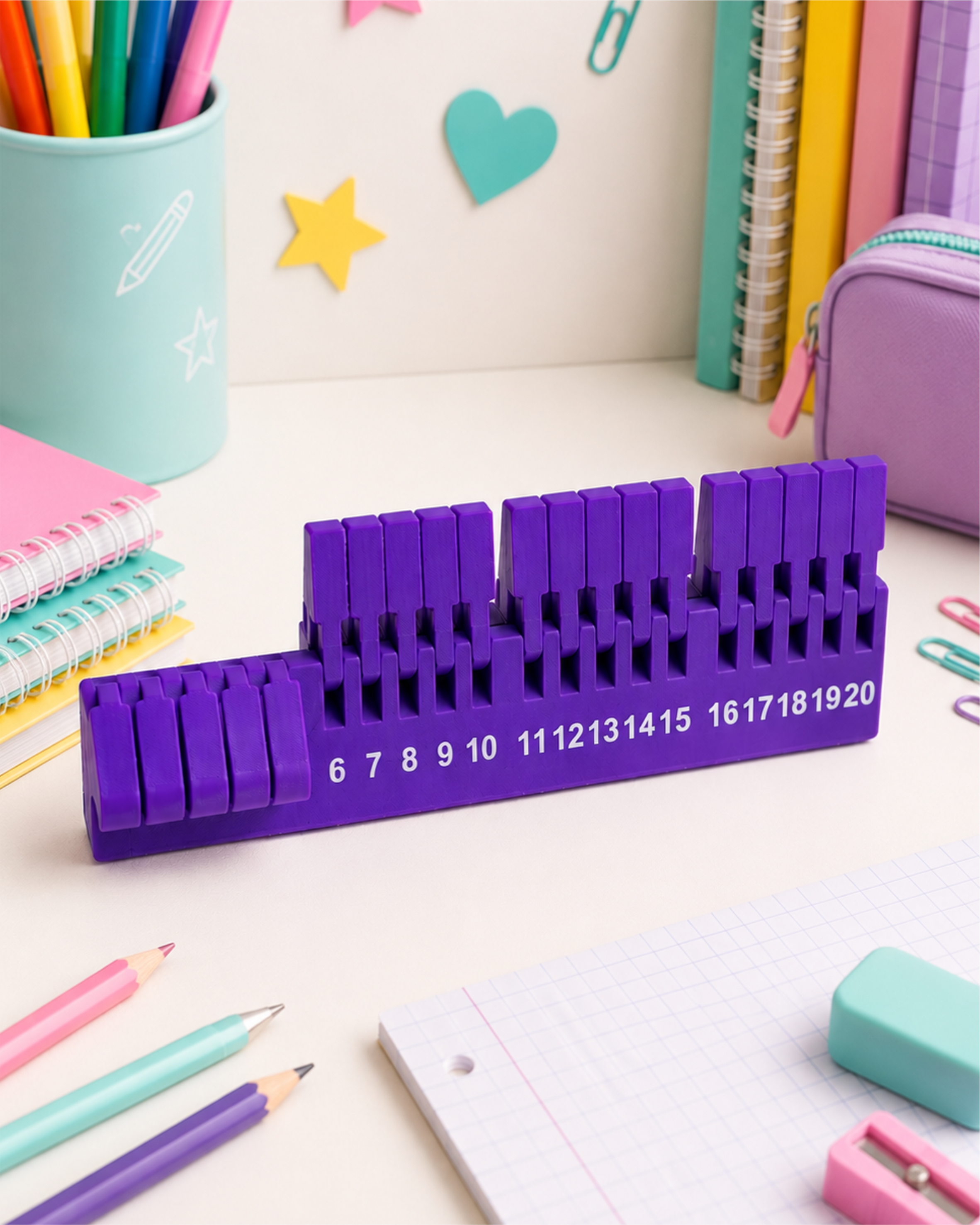 CALCULADORA MANUAL Montessori 1 al 20
