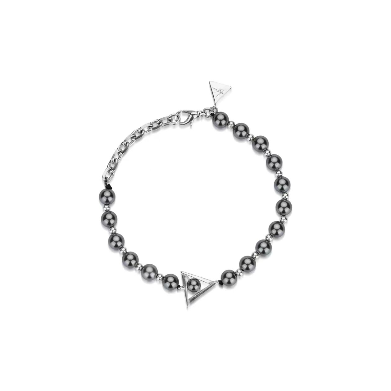 Silver Beaded Bracelet
