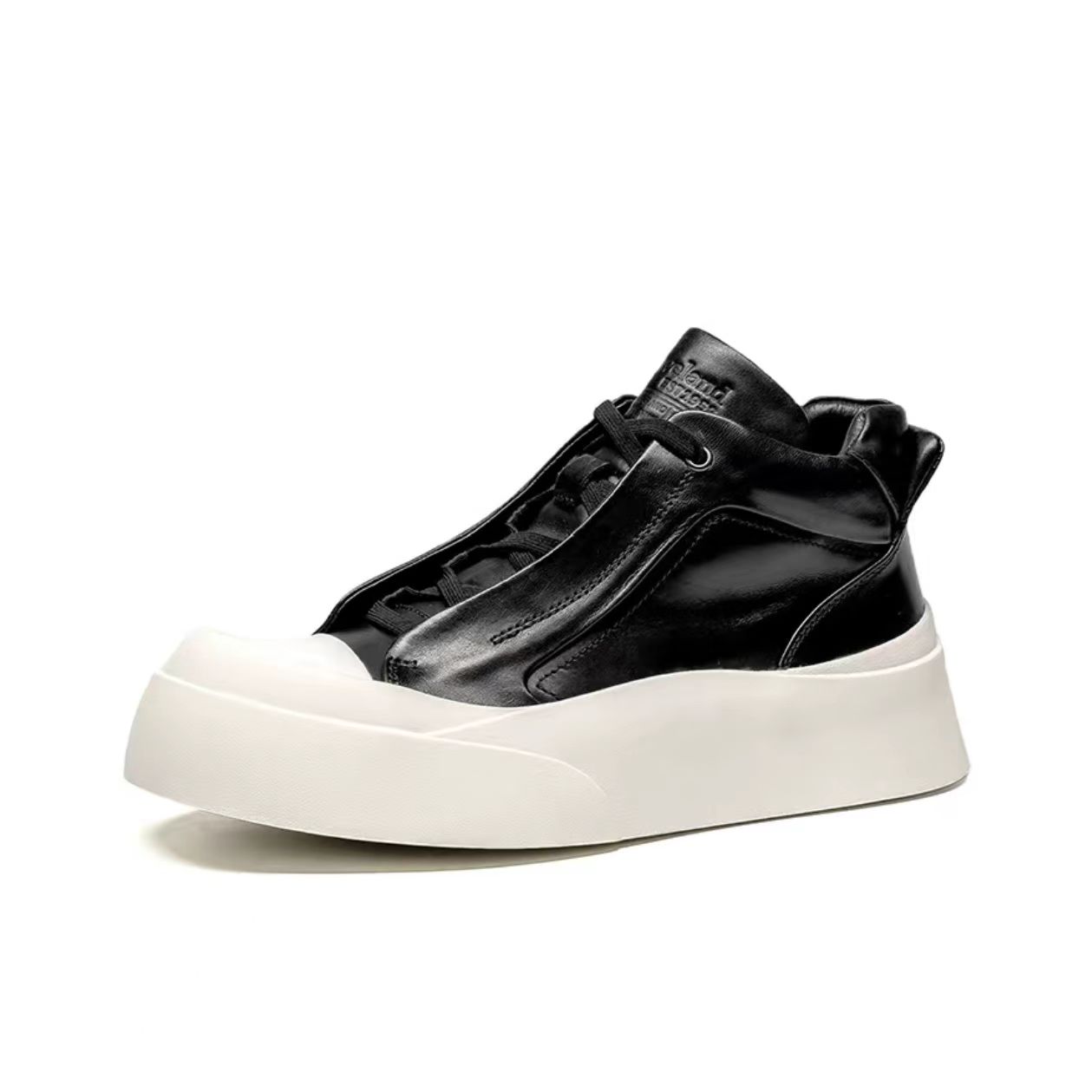 Black and White Platform Sneaker
