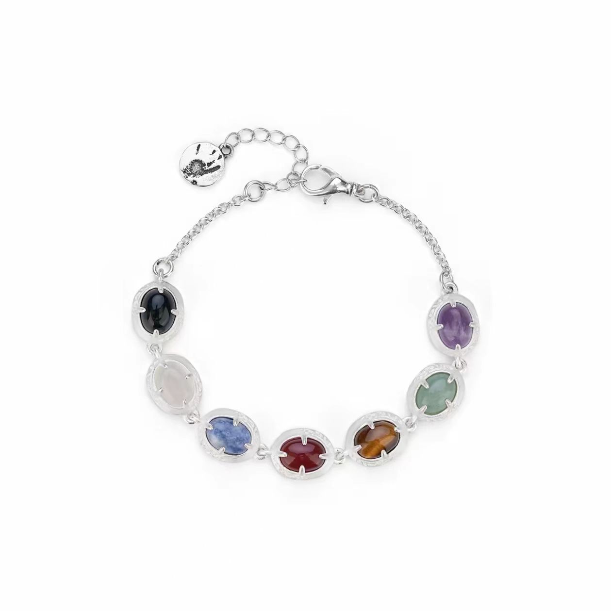 Multicolor gemstone bracelet