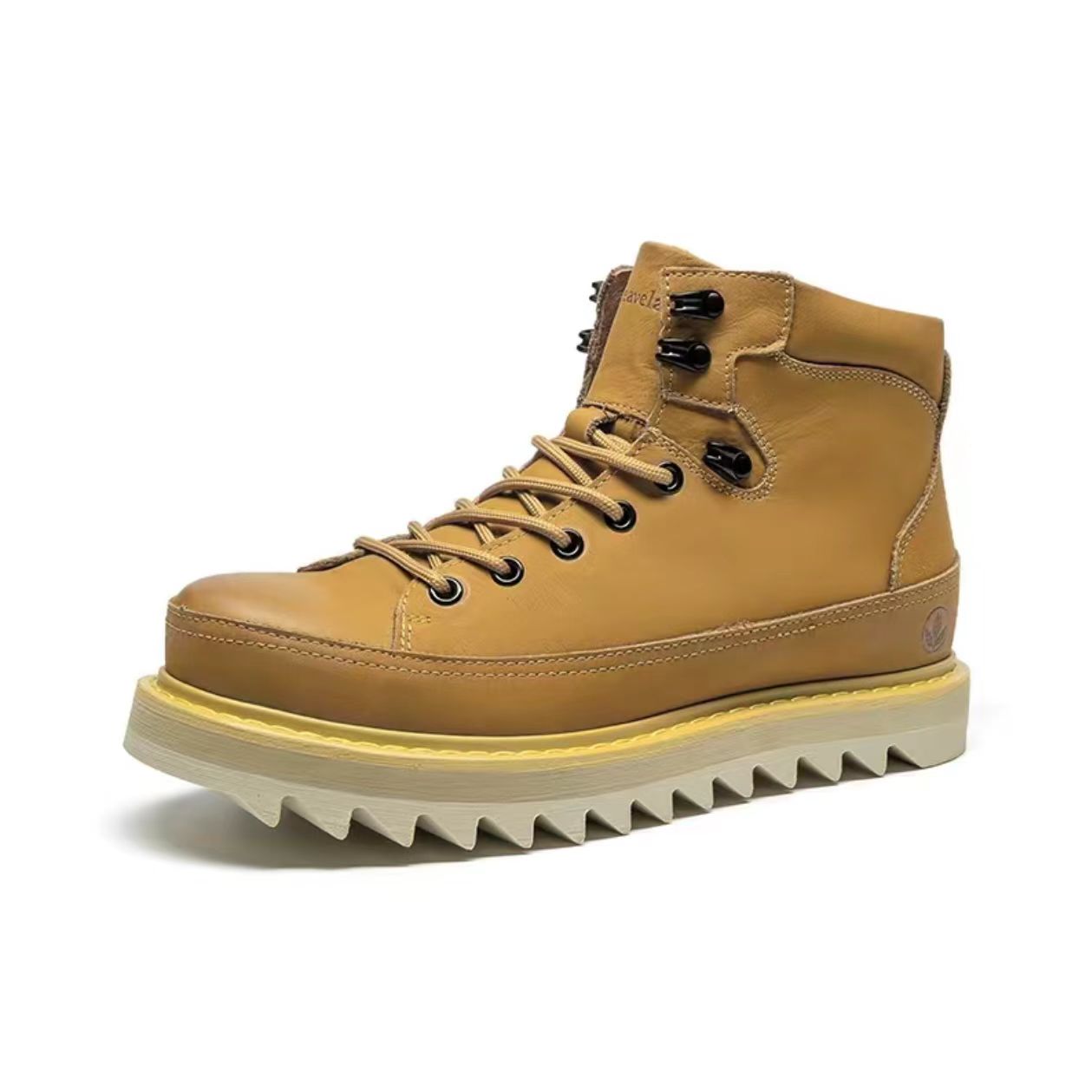 Tan Leather Hiking Boot