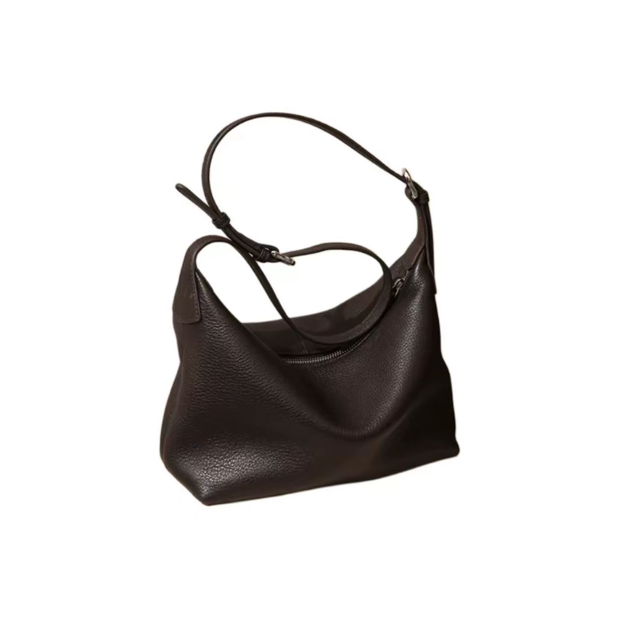 Black Leather Shoulder Bag