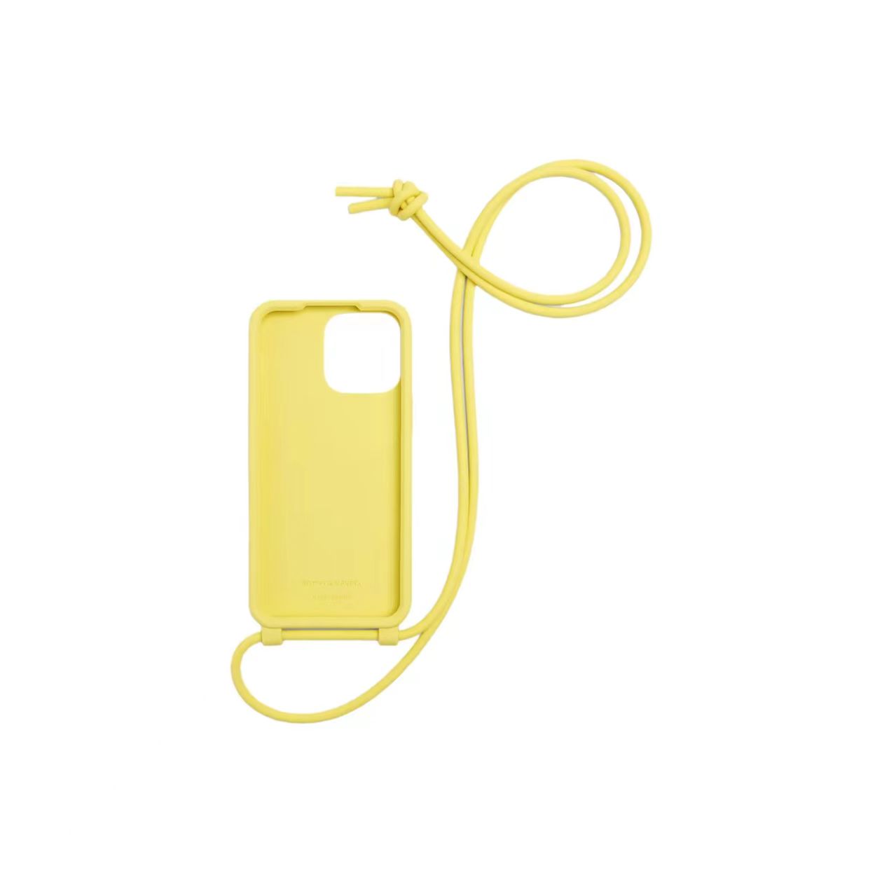 Yellow Phone Case with Lanyard