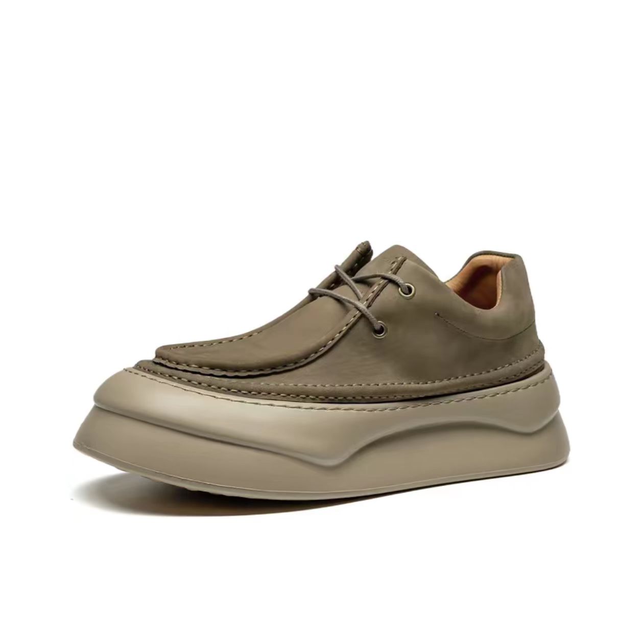 Modern Olive Green Sneakers